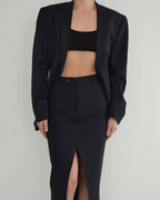 Skirt Suit - Navy Business (S/M)