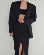 Skirt Suit - Navy Business (S/M)