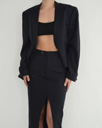 Skirt Suit - Navy Business (S/M)