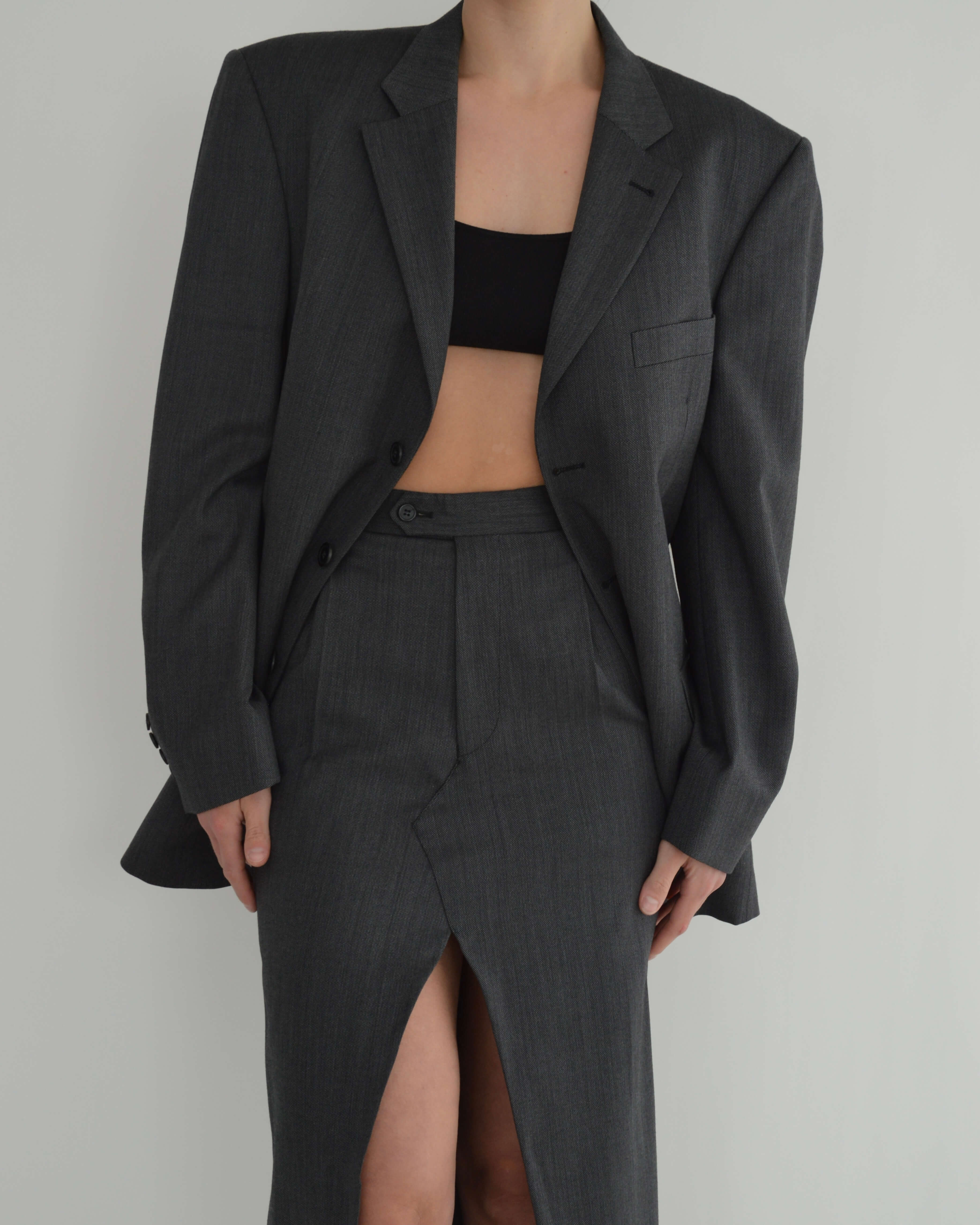 Traje de falda - P. Cardin Gris (XS/S)