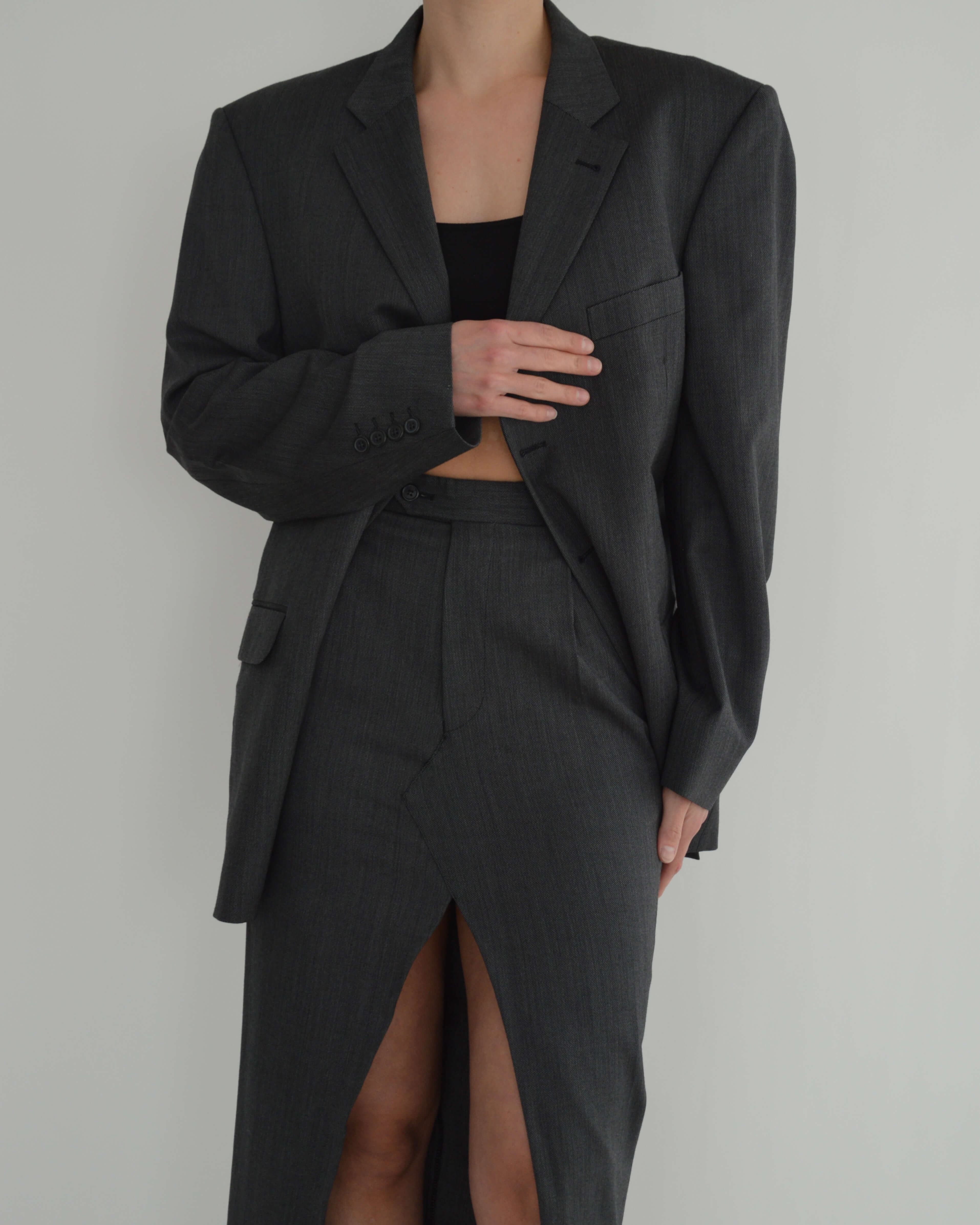 Traje de falda - P. Cardin Gris (XS/S)