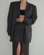 Skirt Suit - P. Cardin Grey (XS/S)