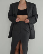 Skirt Suit - P. Cardin Grey (XS/S)