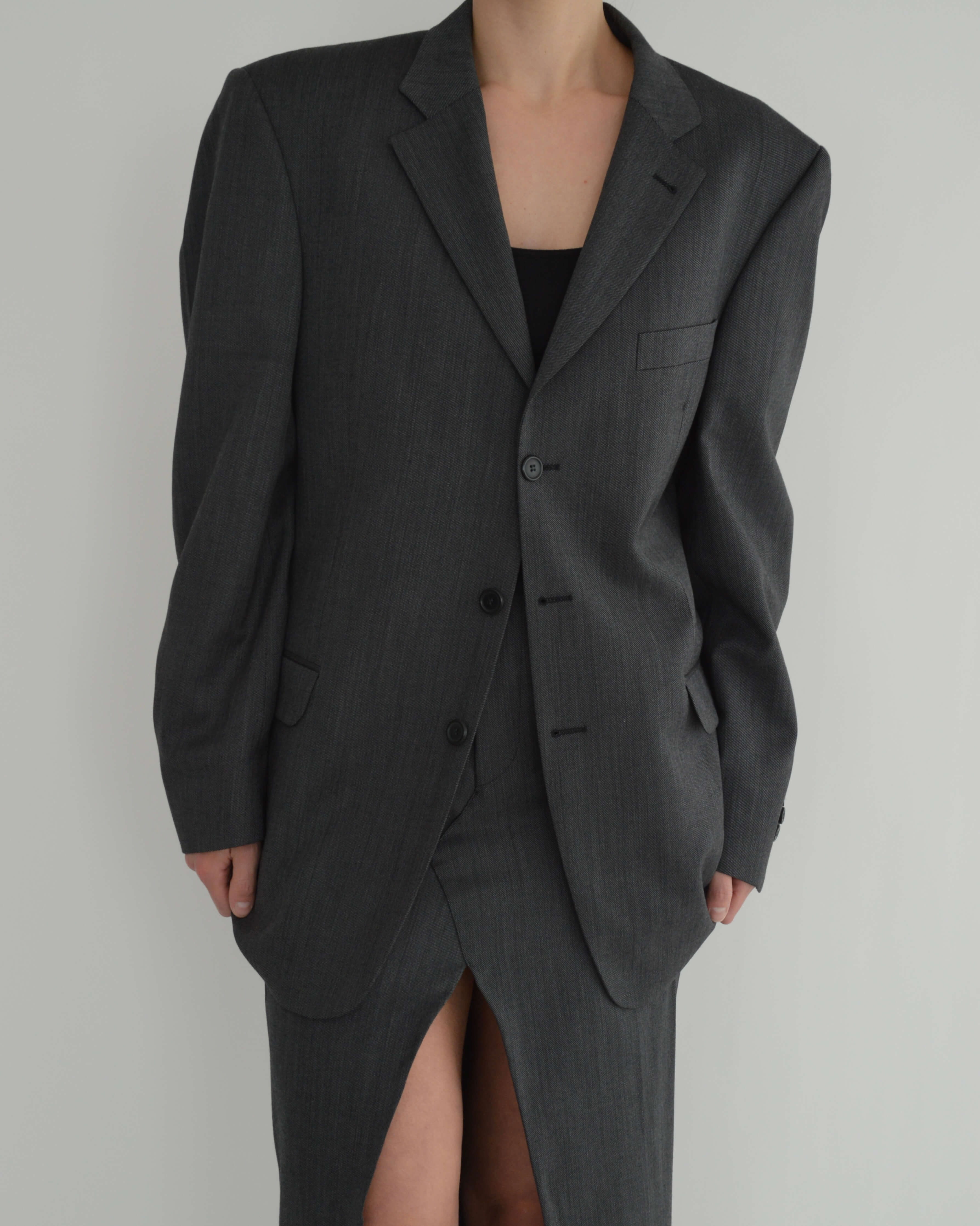 Traje de falda - P. Cardin Gris (XS/S)