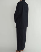 Skirt Suit - Marbeled Navy (S/M)