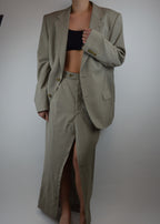 Skirt Suit - Beige (M/L)