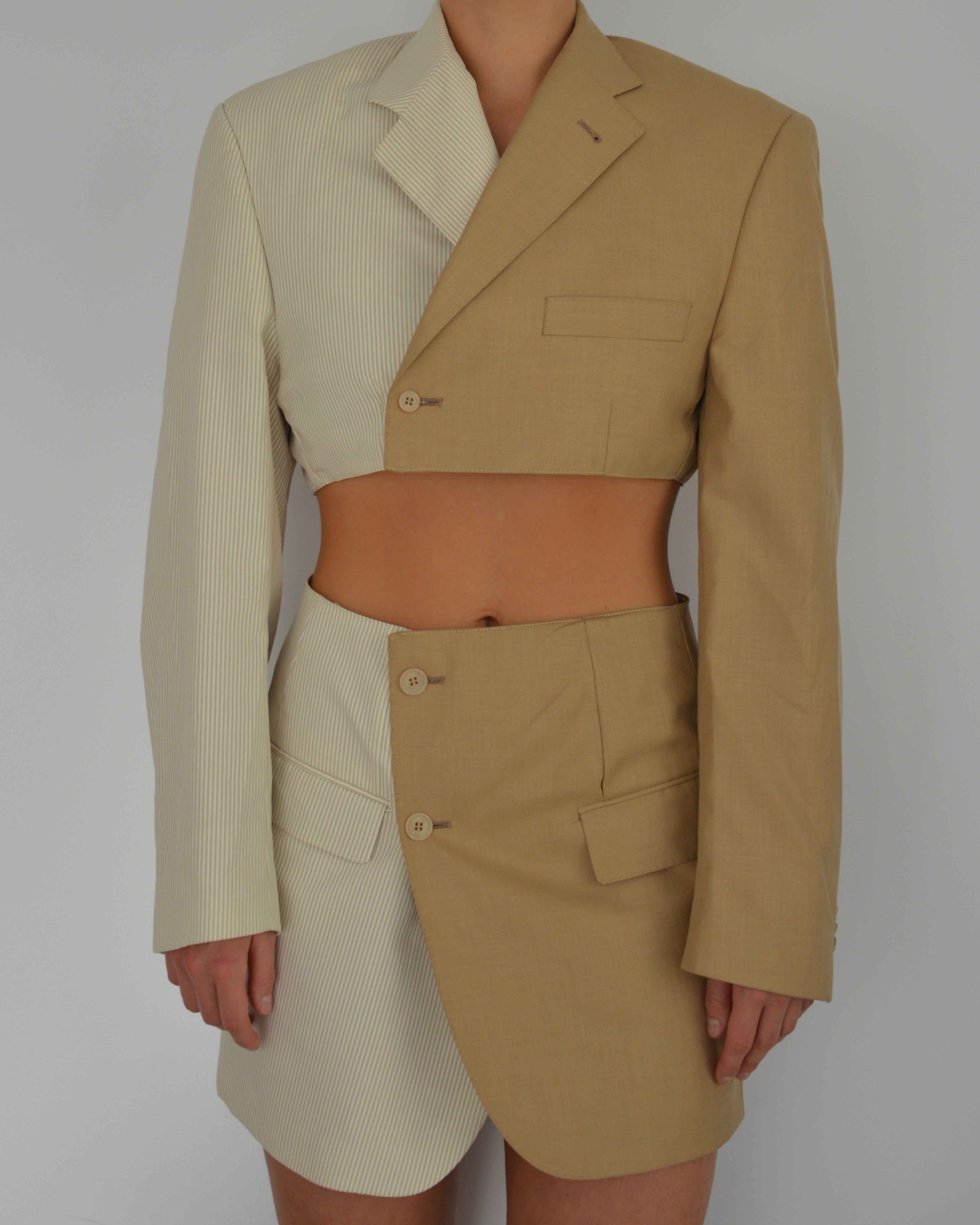 Vegan Blaset with trousers - double oatmeal (S/M)