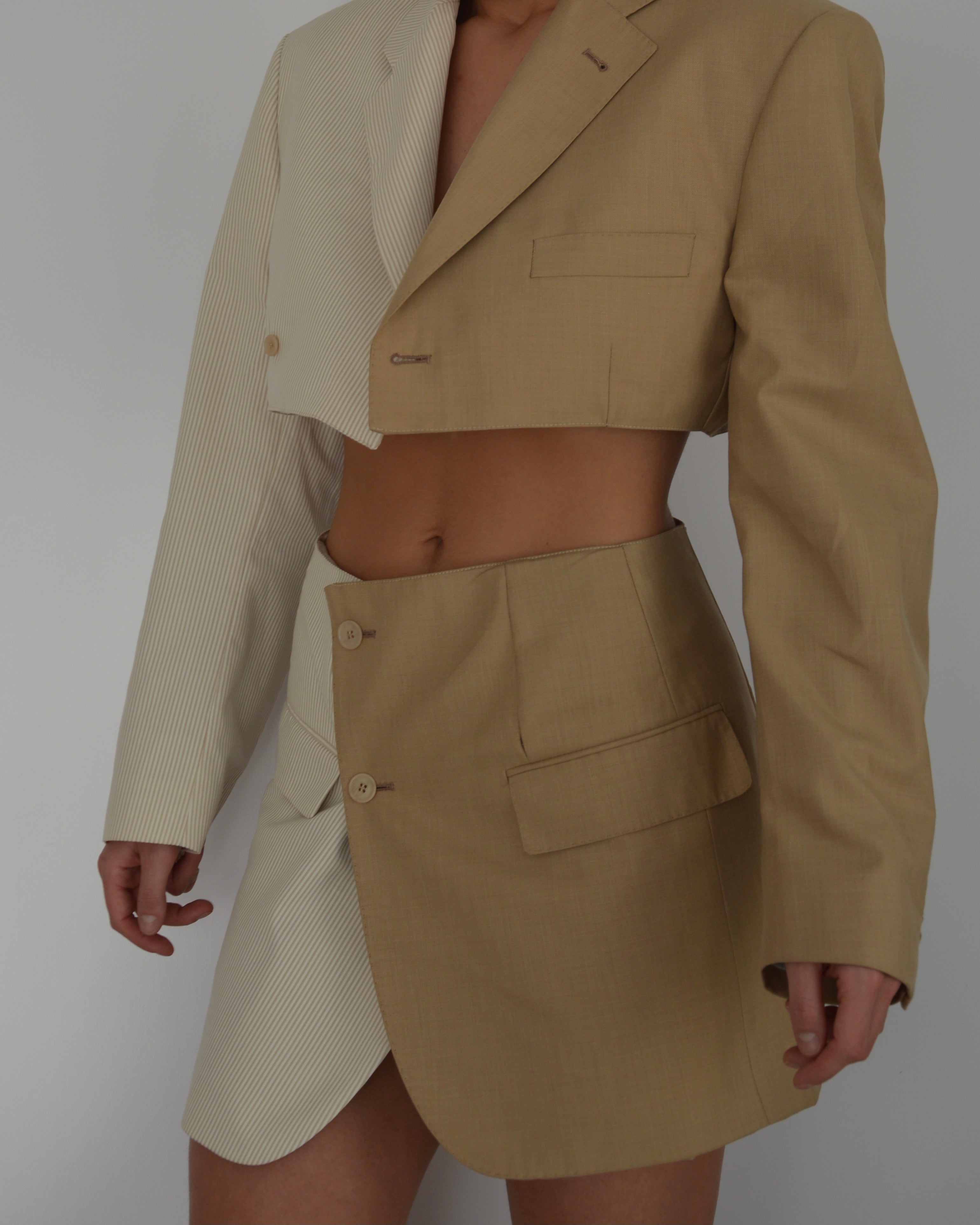 Vegan Blaset with trousers - double oatmeal (S/M)