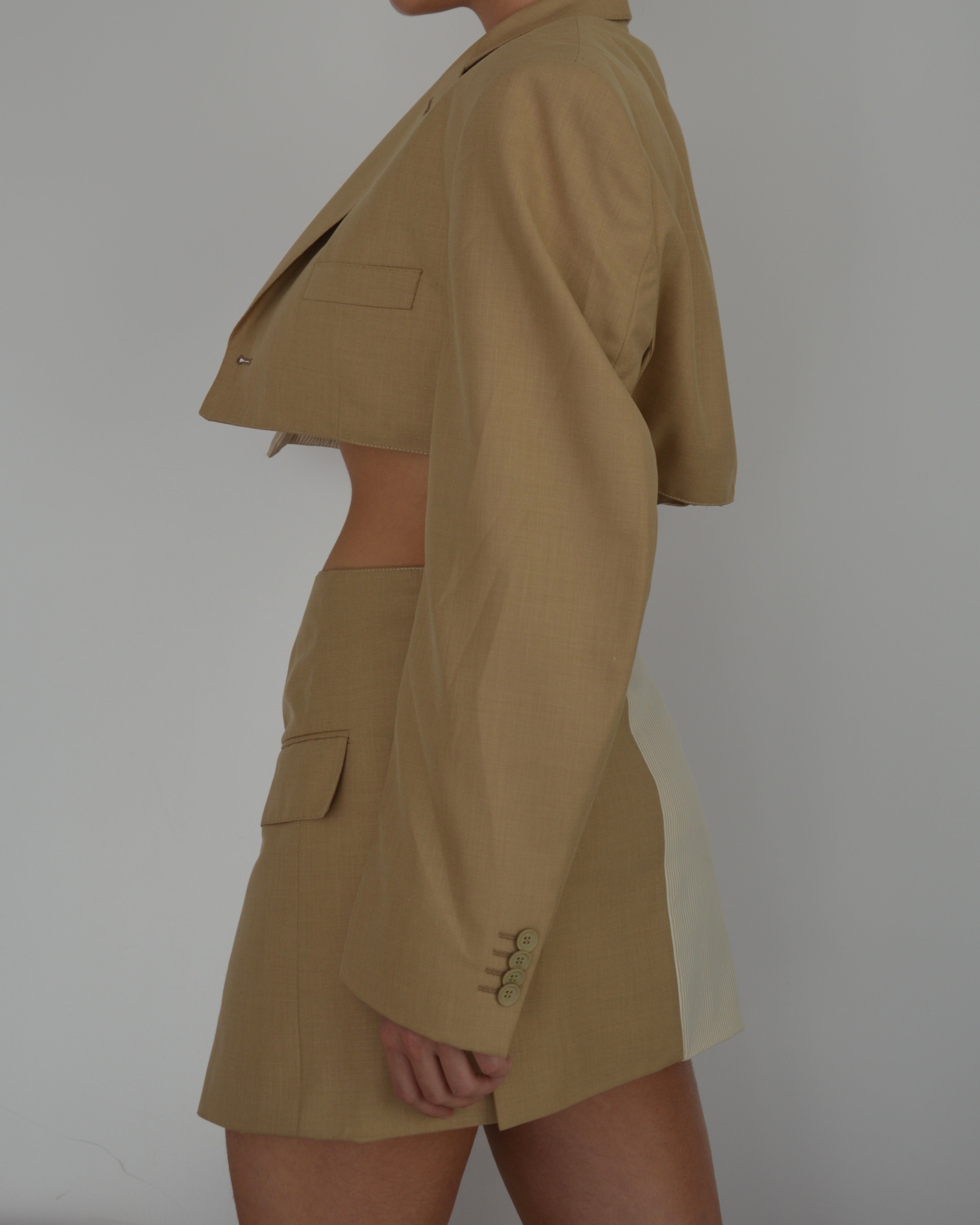 Vegan Blaset with trousers - double oatmeal (S/M)