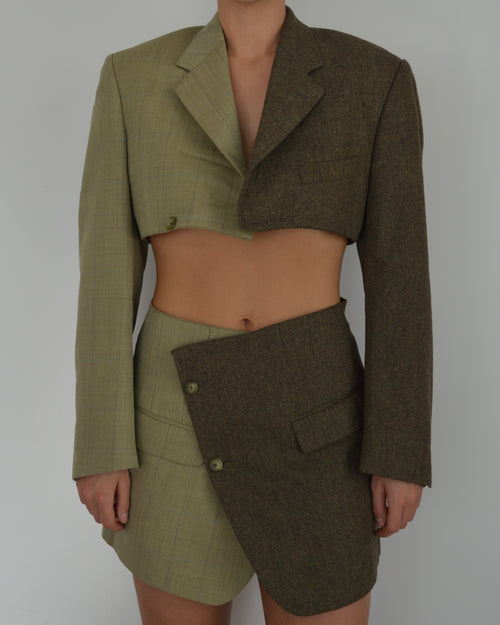 Blaset - double brown on green (M)