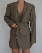 Blaset with vest - latte (S/M)