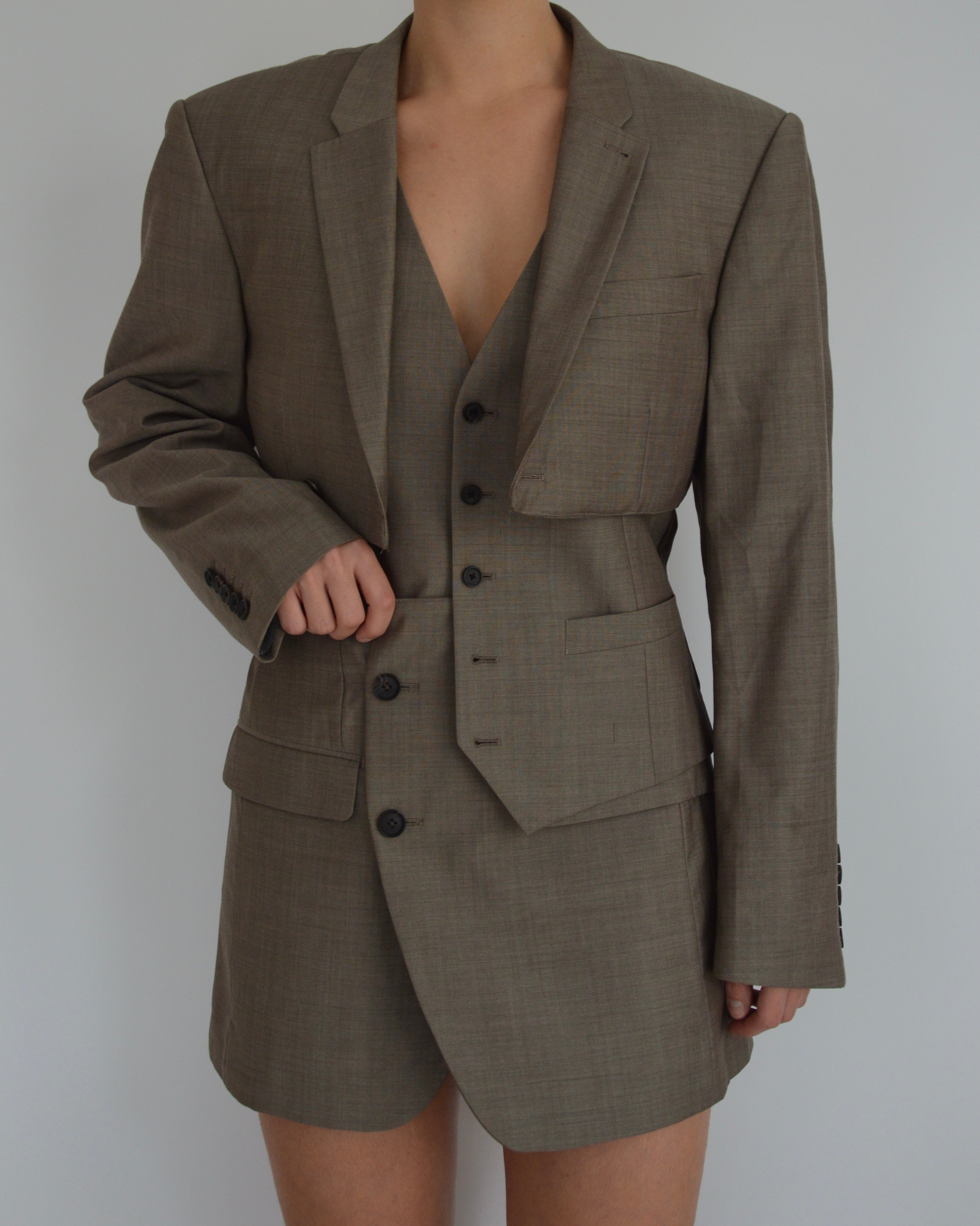 Blaset avec gilet - latte (S/M)