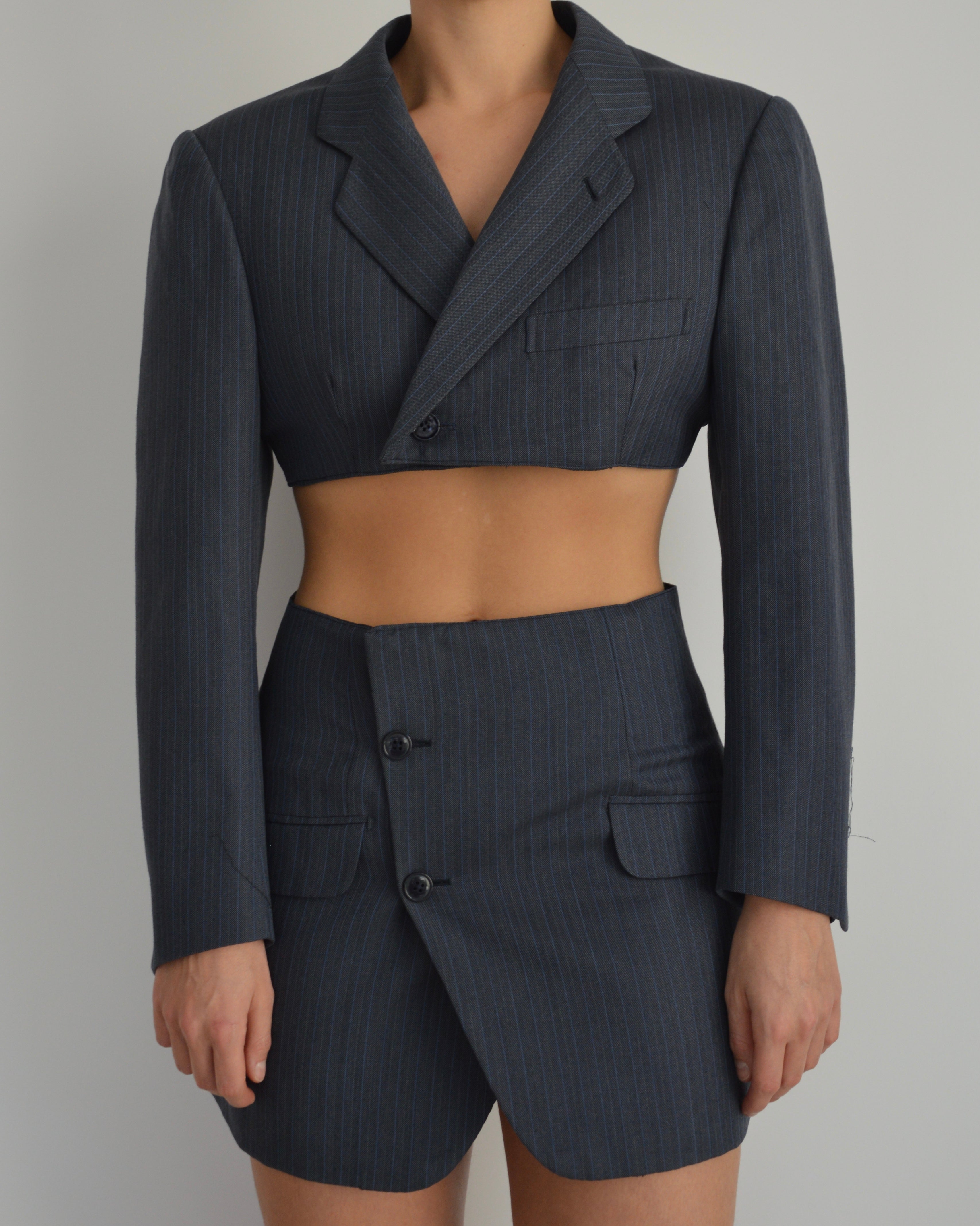 Blaset - rayures bleu marine (XS/S)