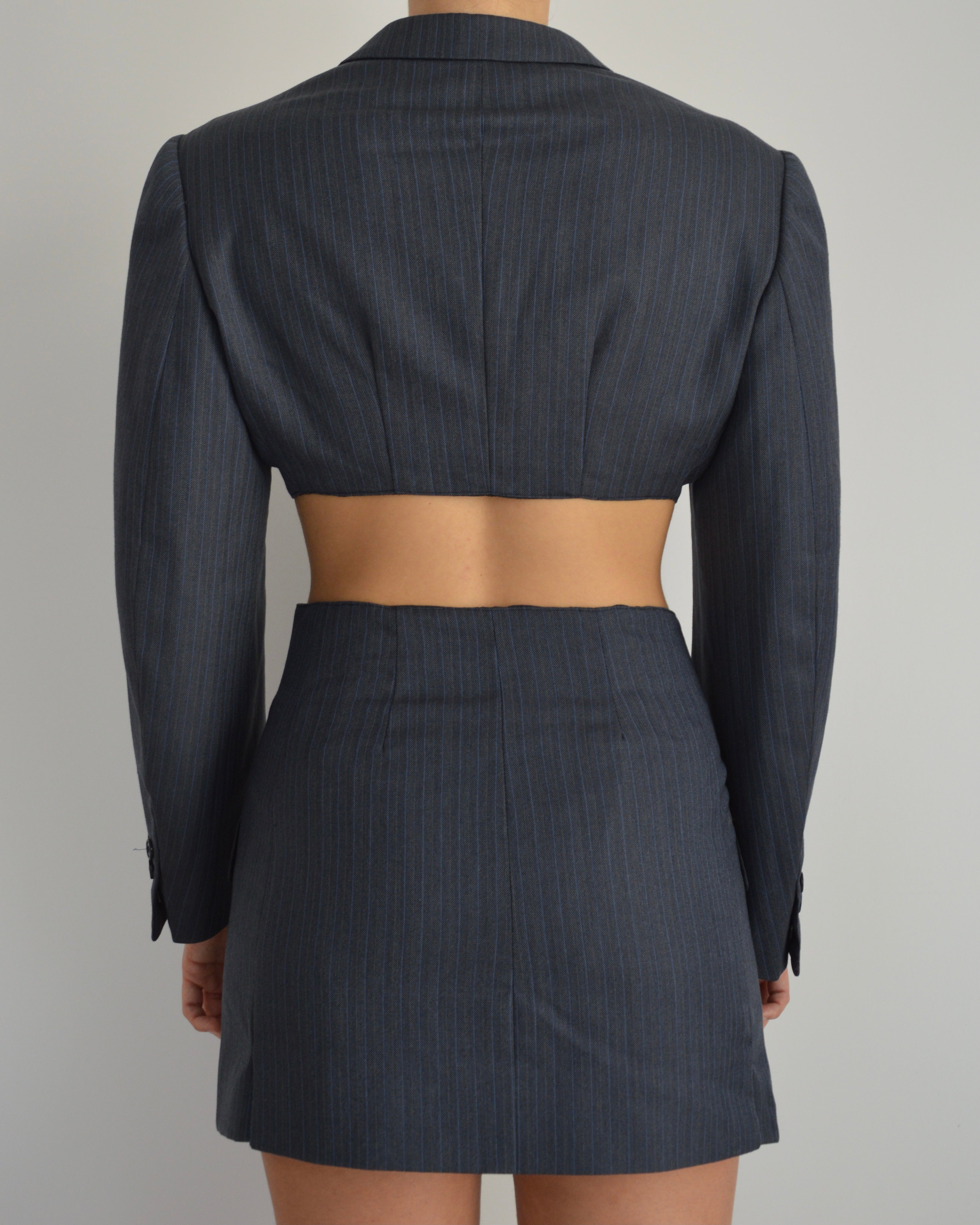 Blaset - rayures bleu marine (XS/S)