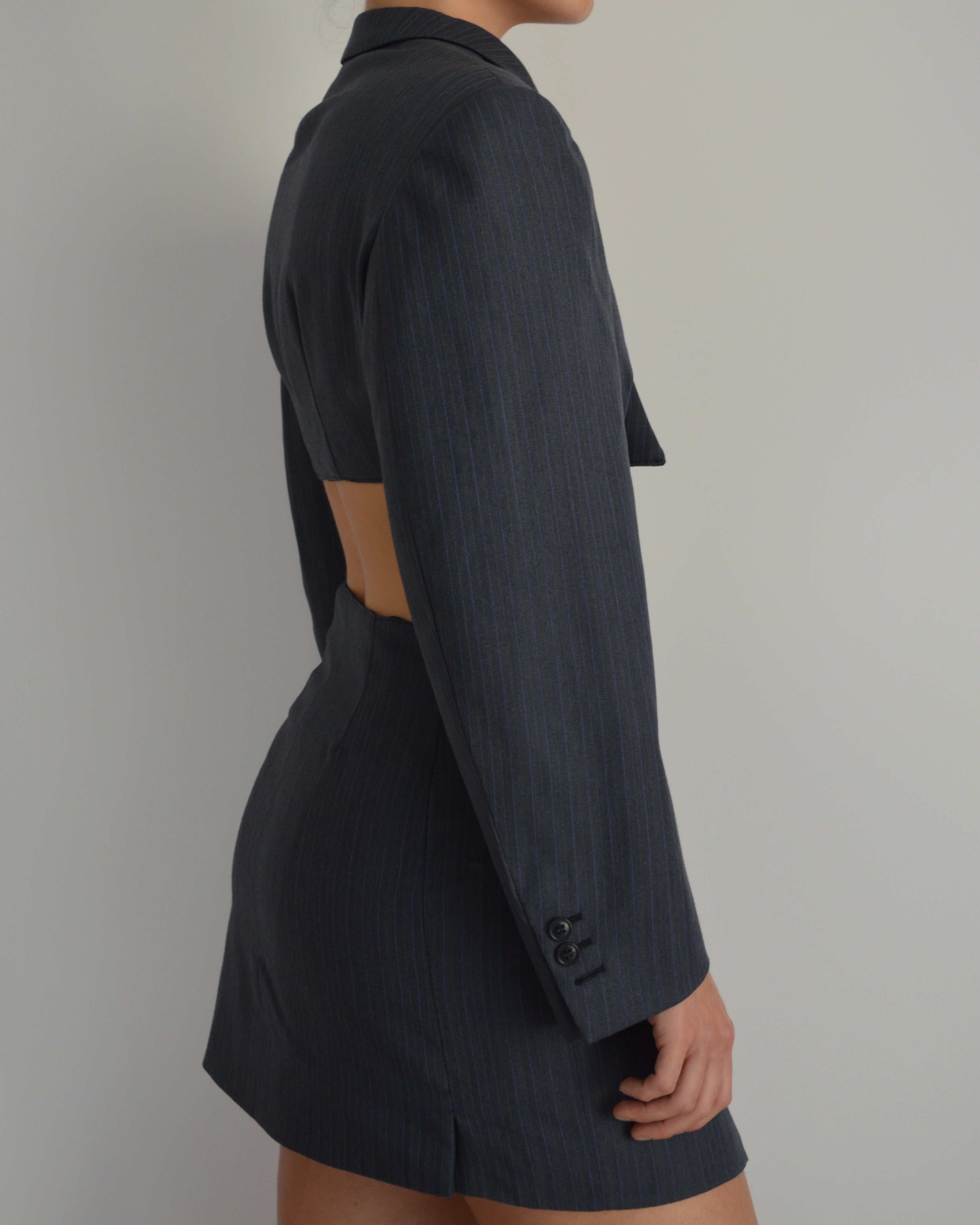 Blaset - rayures bleu marine (XS/S)