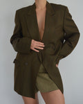 Jacket - double breasted dark green (S/XL)