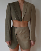 Duo Blaset - beige sobre verde (XS/S)