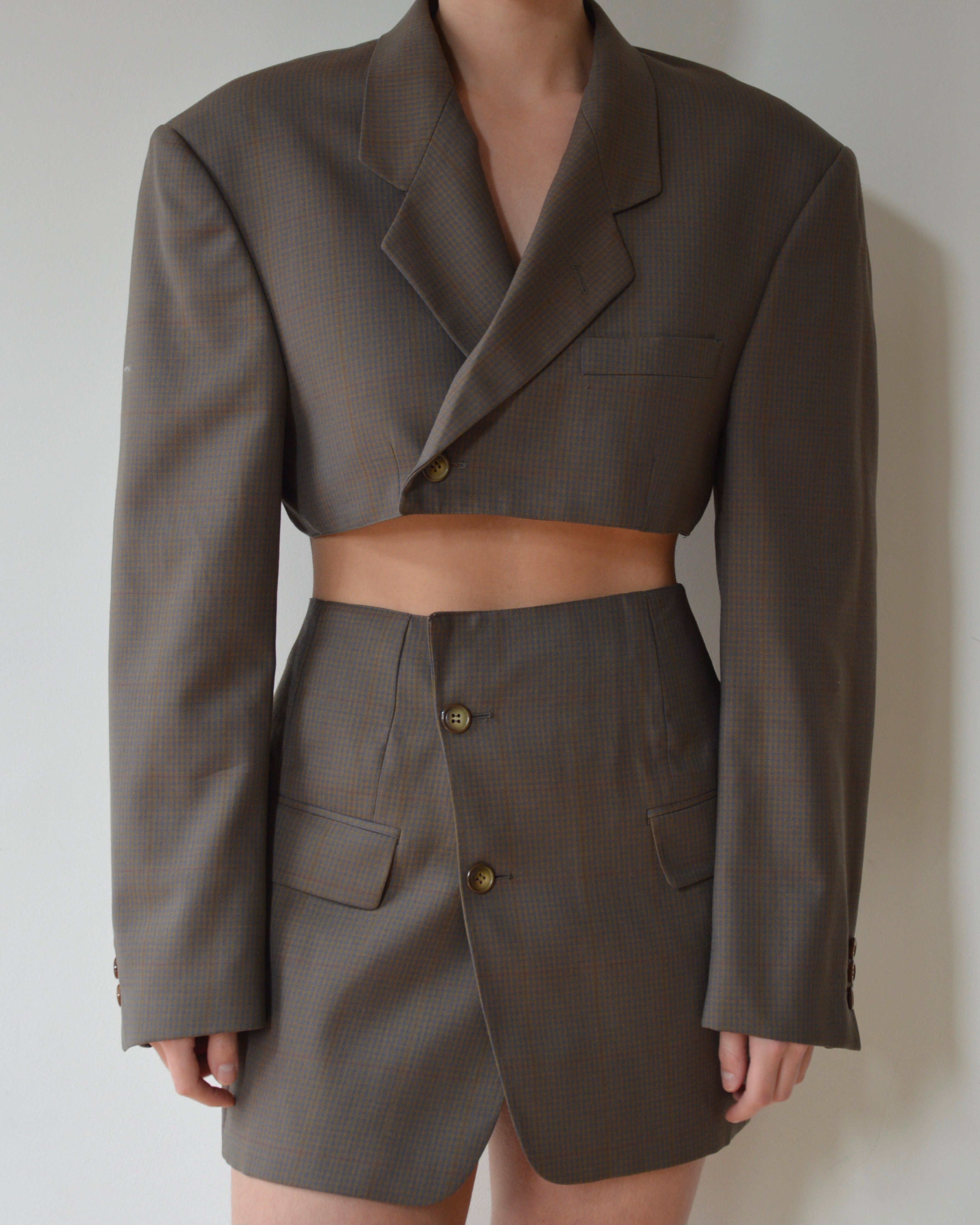 Blaset - squared brown (XS/S)