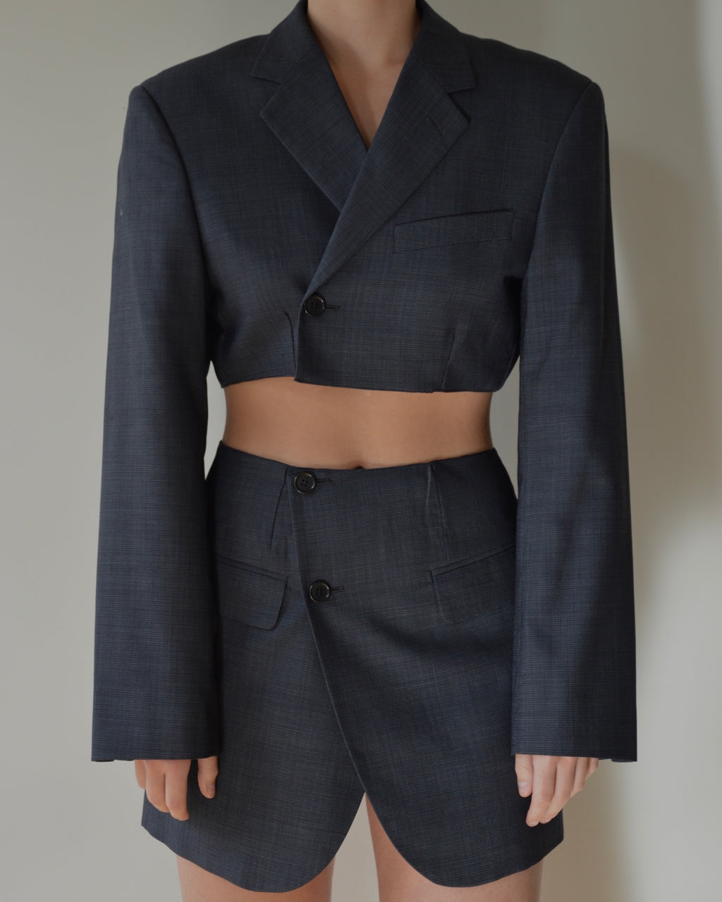 Blaset - gilet bleu marine business vegan (XS/S)