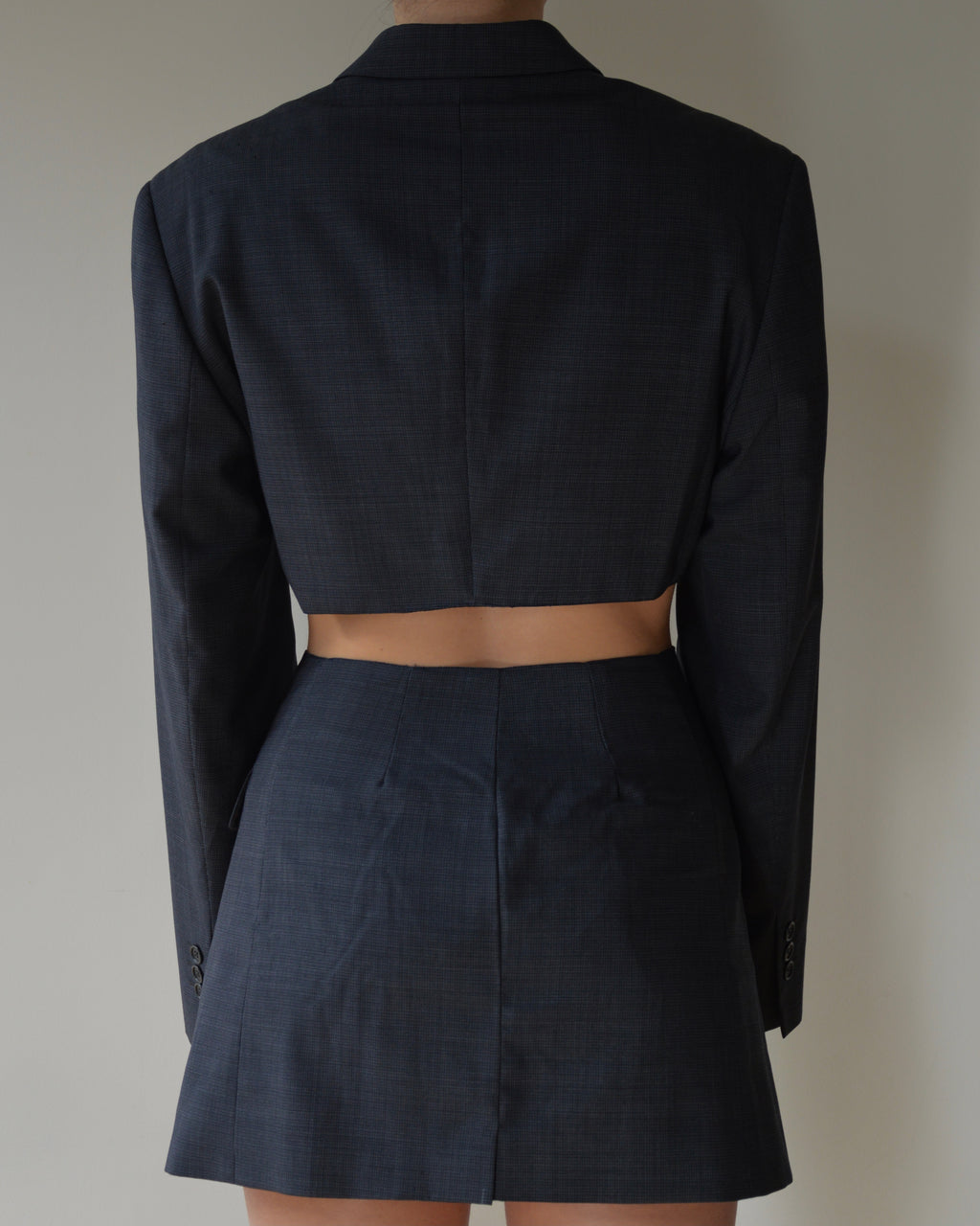 Blaset - gilet bleu marine business vegan (XS/S)