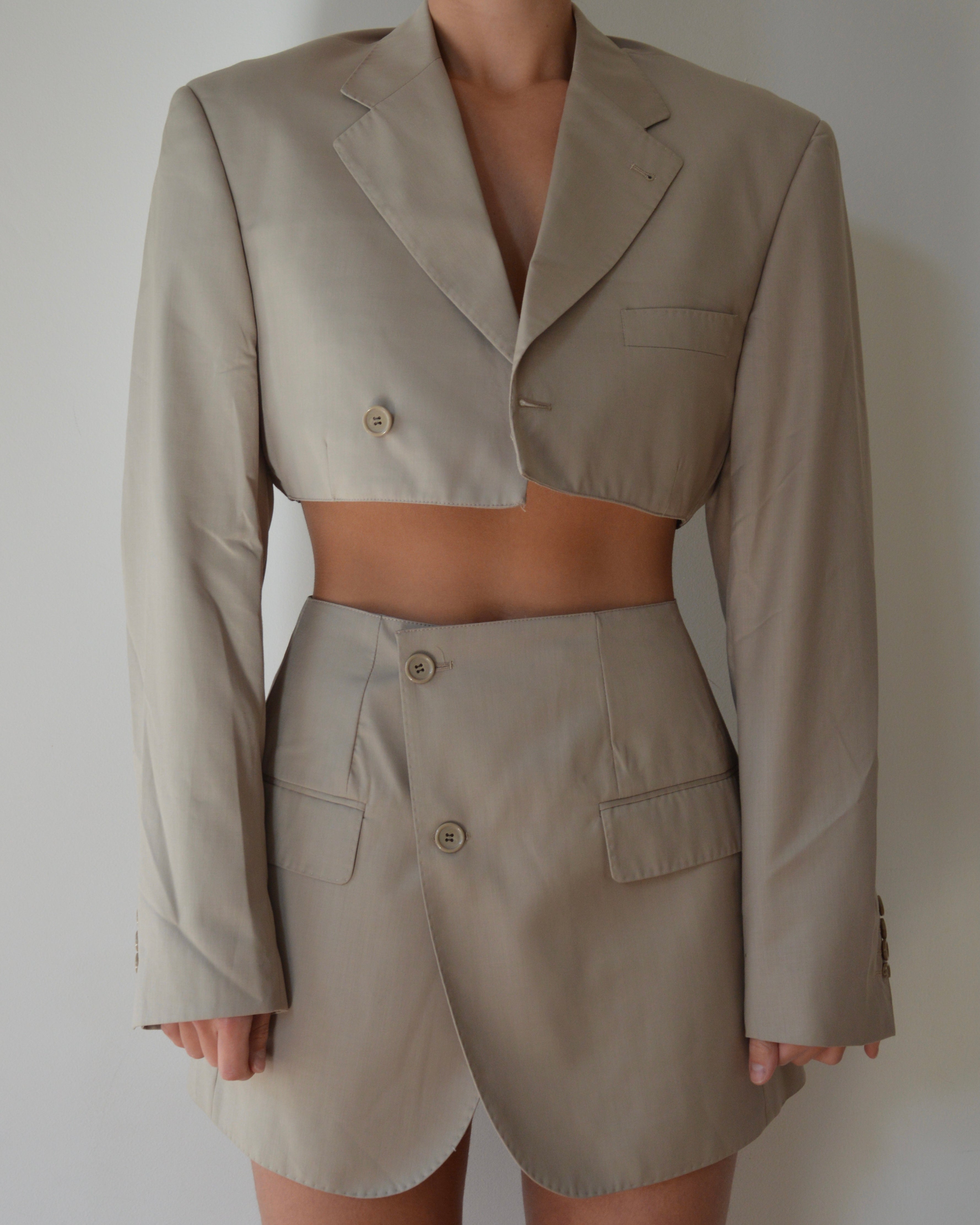 Blaset with trousers - beige bliss (XS/S)