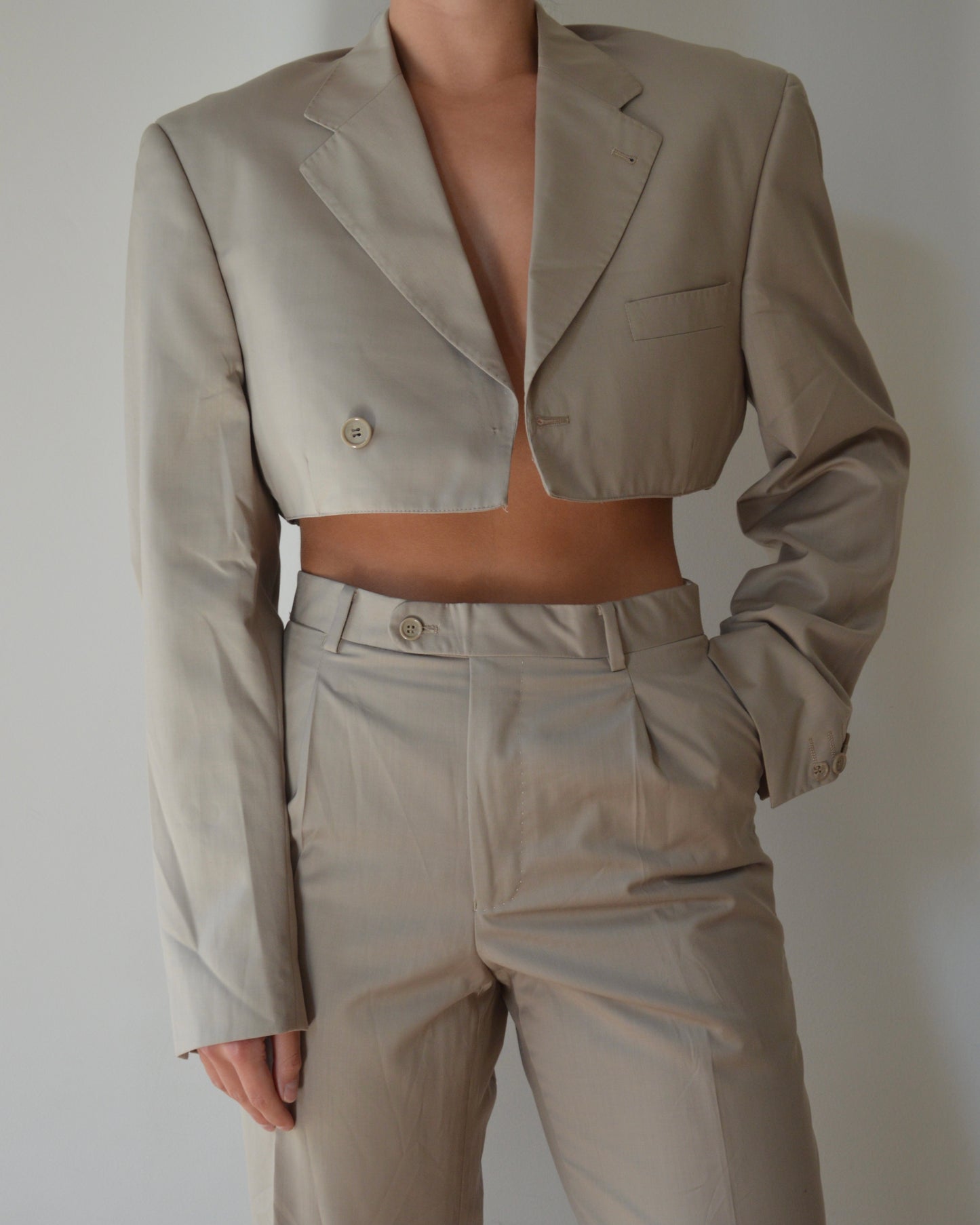 Blaset with trousers - beige bliss (XS/S)
