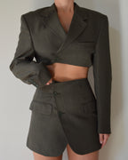 Vegan Blaset with vest - green (XS/S)