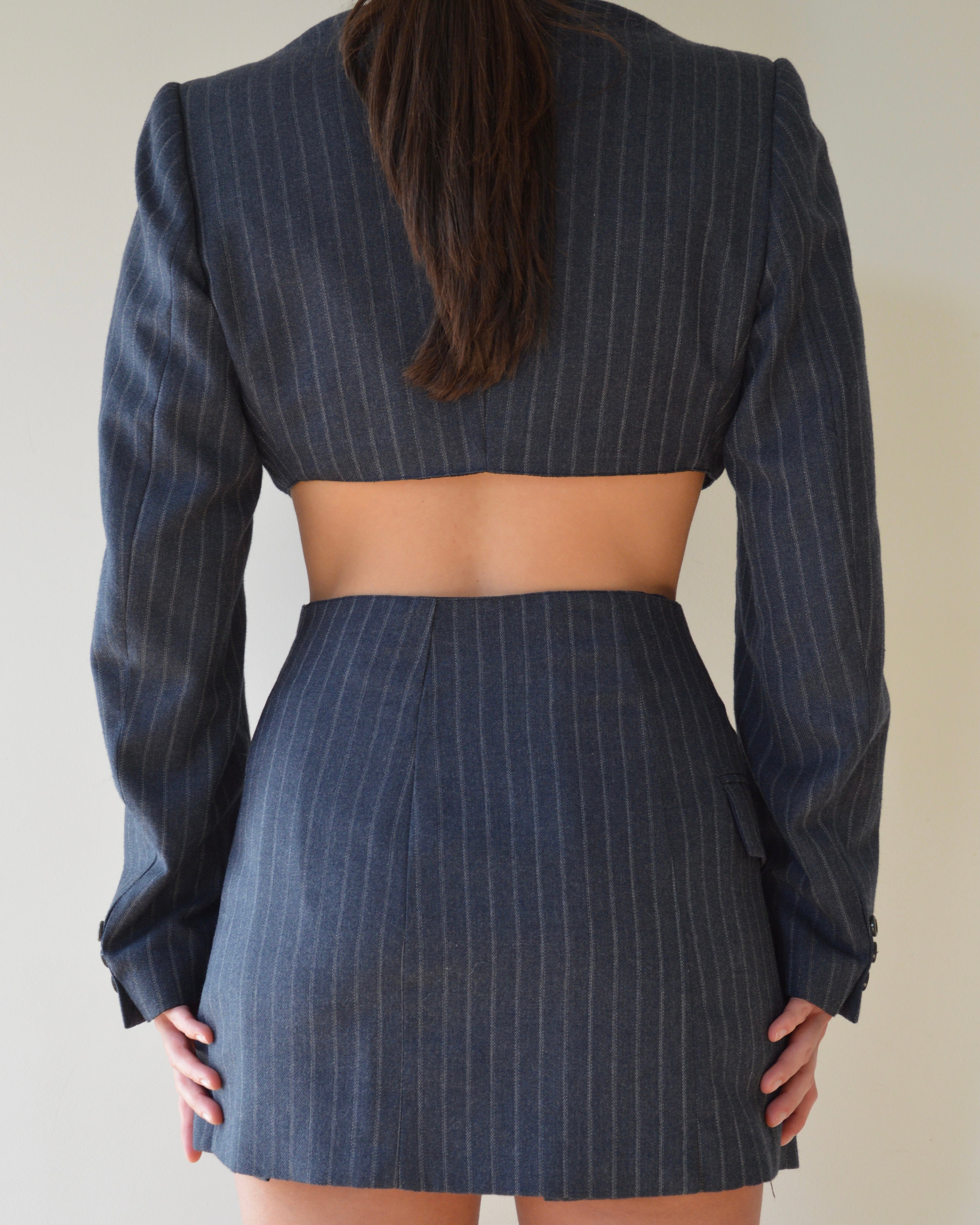 Blaset - texture bleu marine clair (XS)