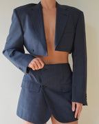 Blaset - costume bleu marine clair (XS/S)
