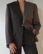 DUO Blazer - chocolate texture on brown (XS/M)