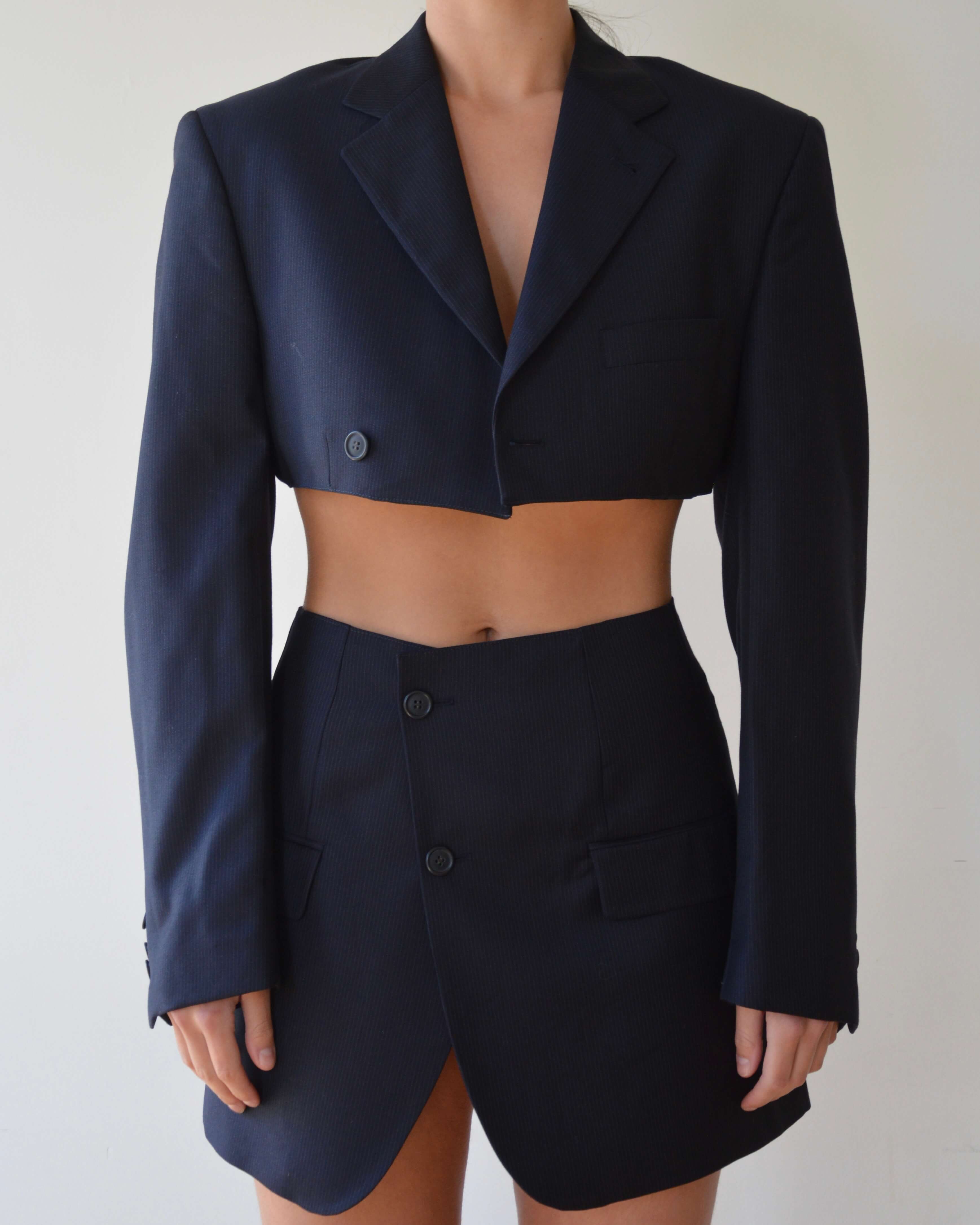 Ensemble veste et pantalon - marine (XS/S)