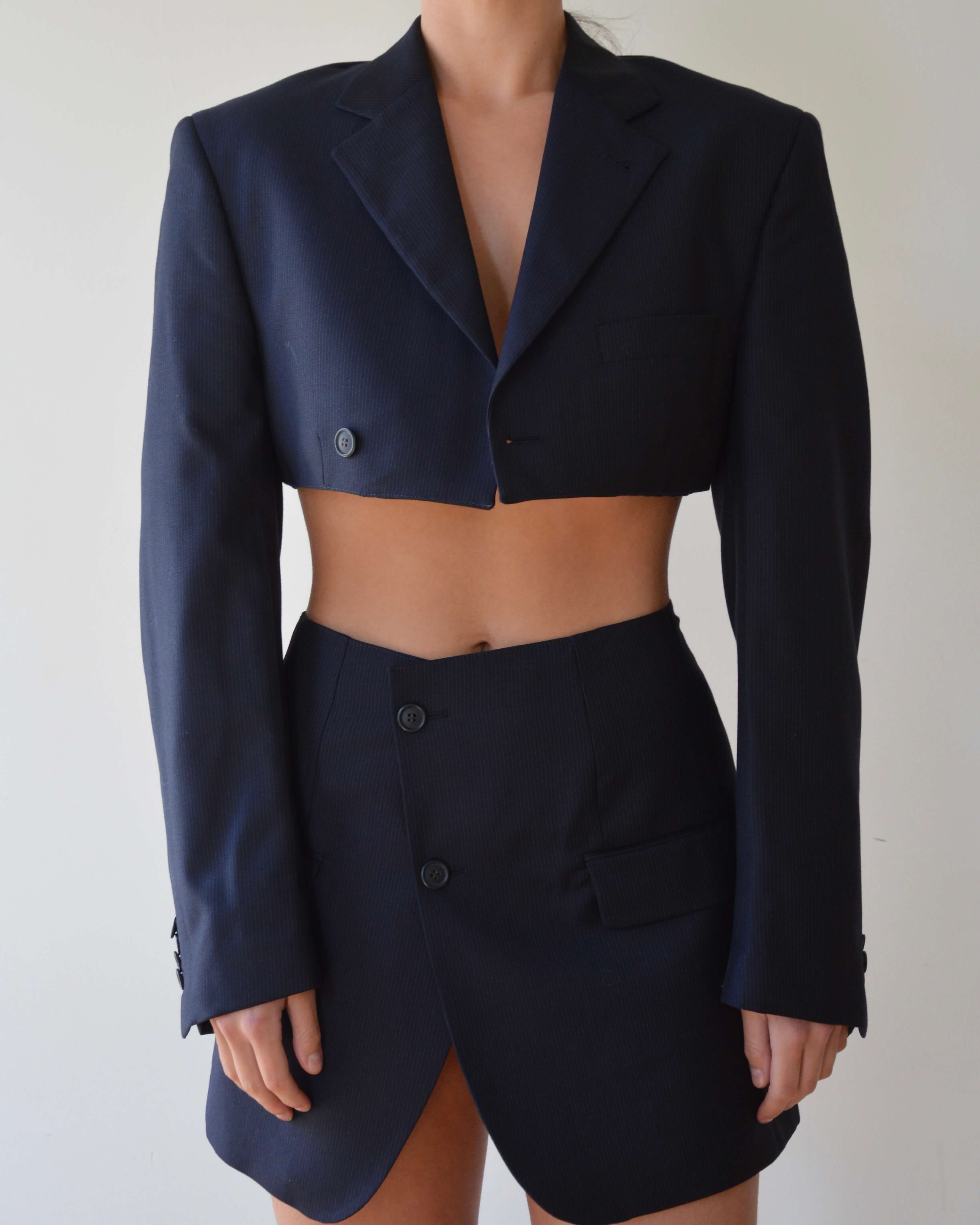 Ensemble veste et pantalon - marine (XS/S)