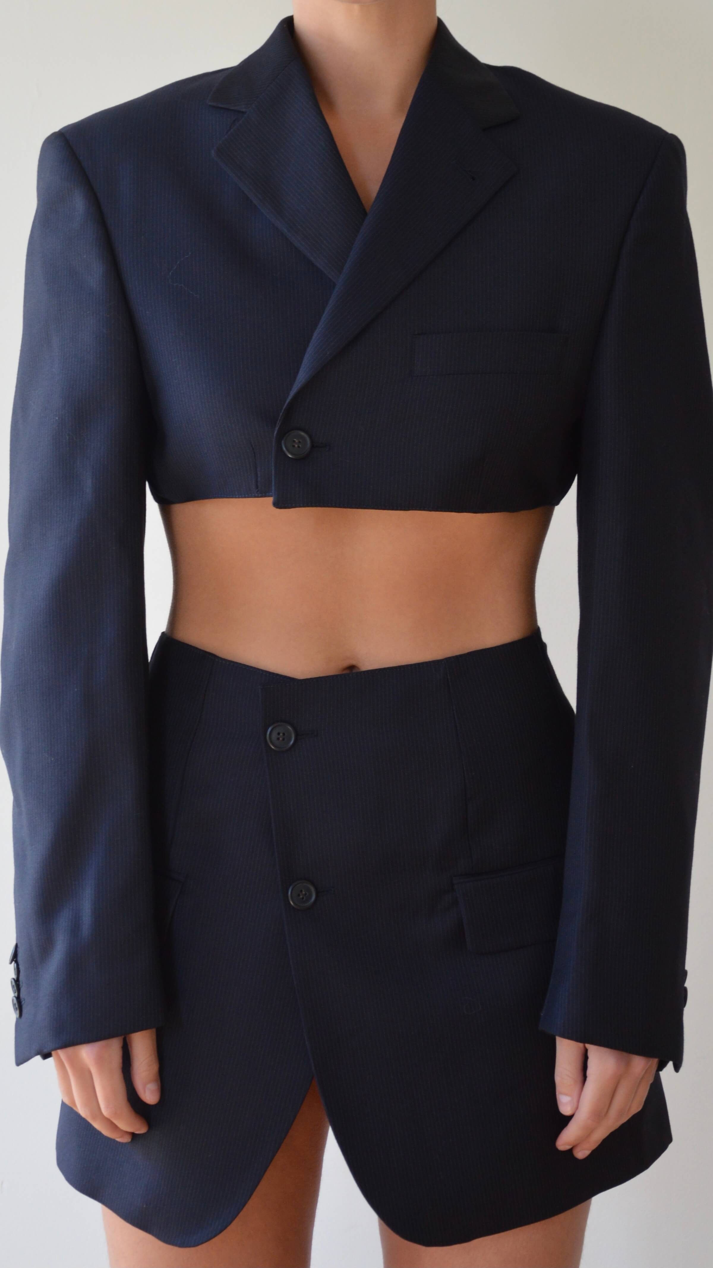 Ensemble veste et pantalon - marine (XS/S)