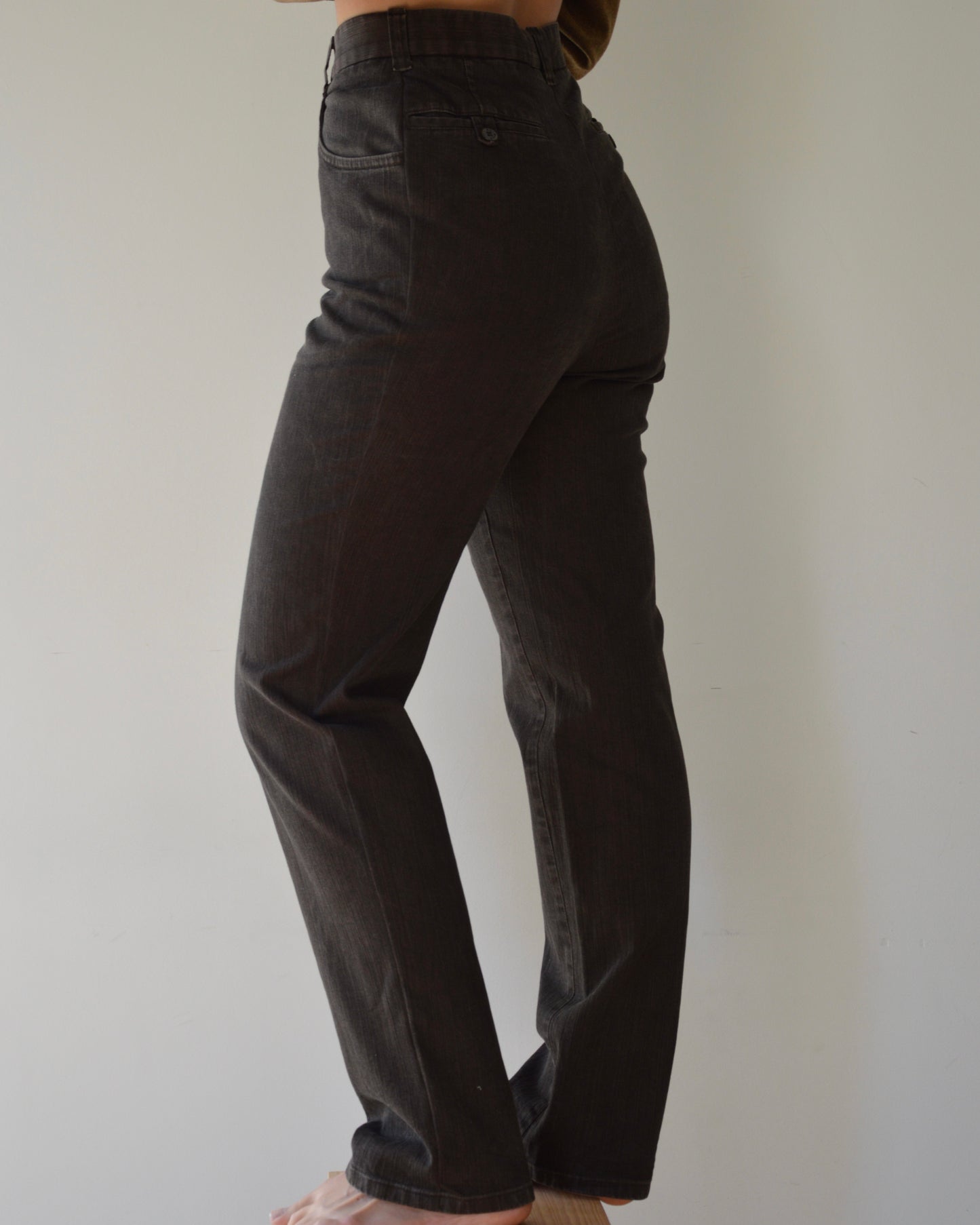 Trousers - Balmain brown jeans (S/M)