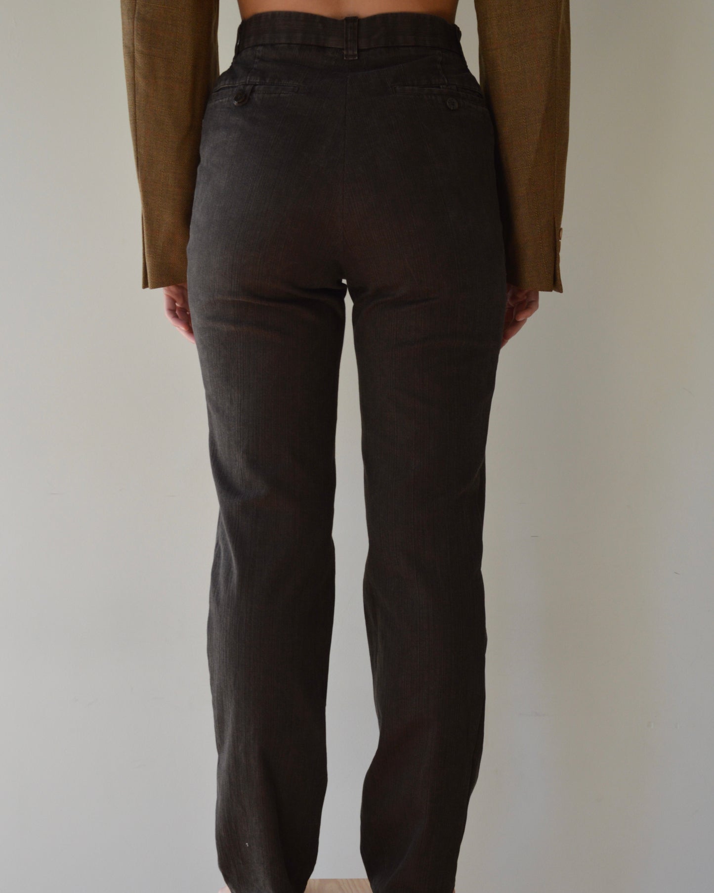 Trousers - Balmain brown jeans (S/M)
