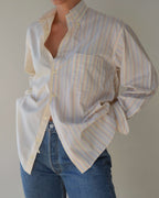 DUO Shirt - breeze stripes on yellow (S/L)
