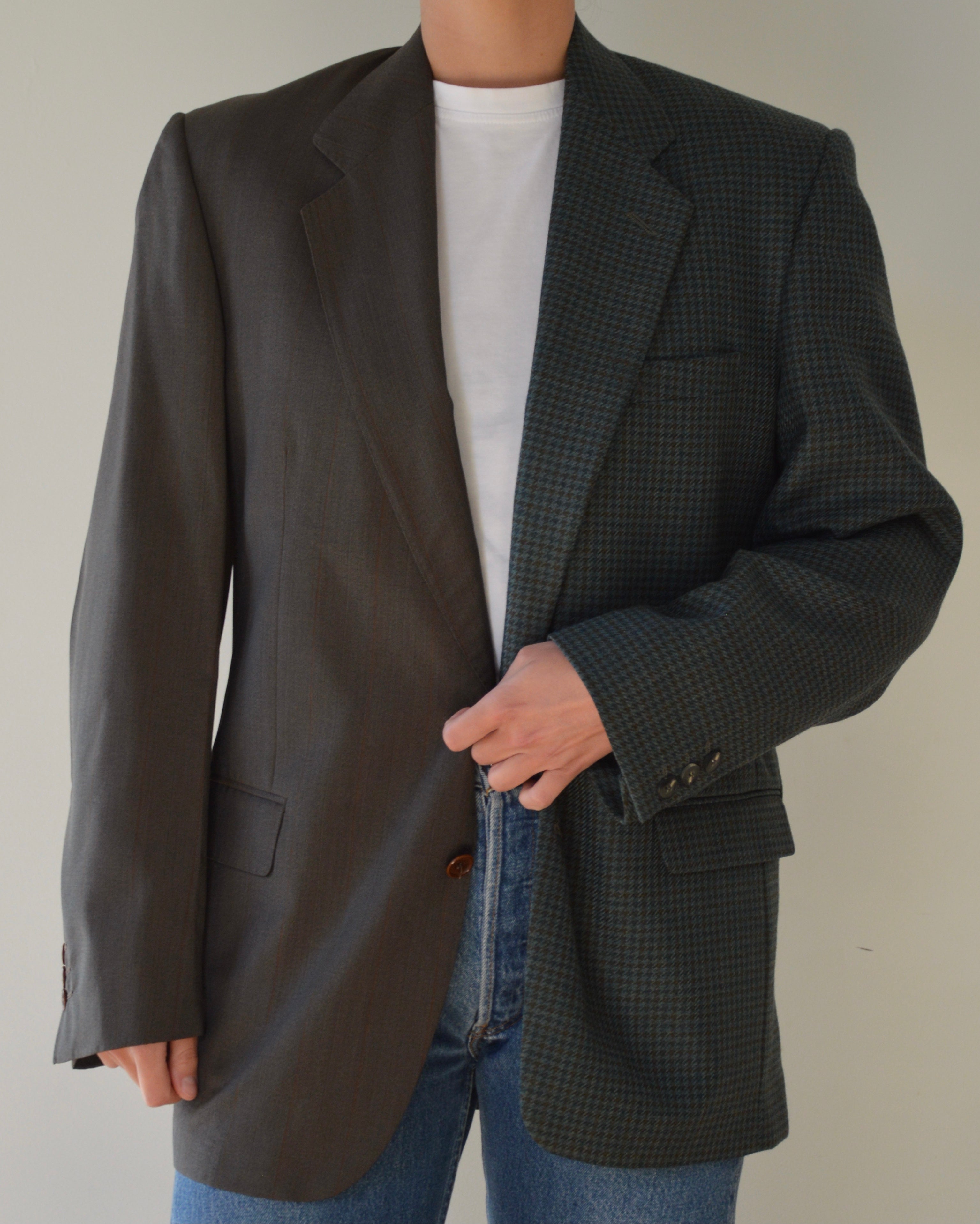 DUO Blazer - blue on brown (S/M)