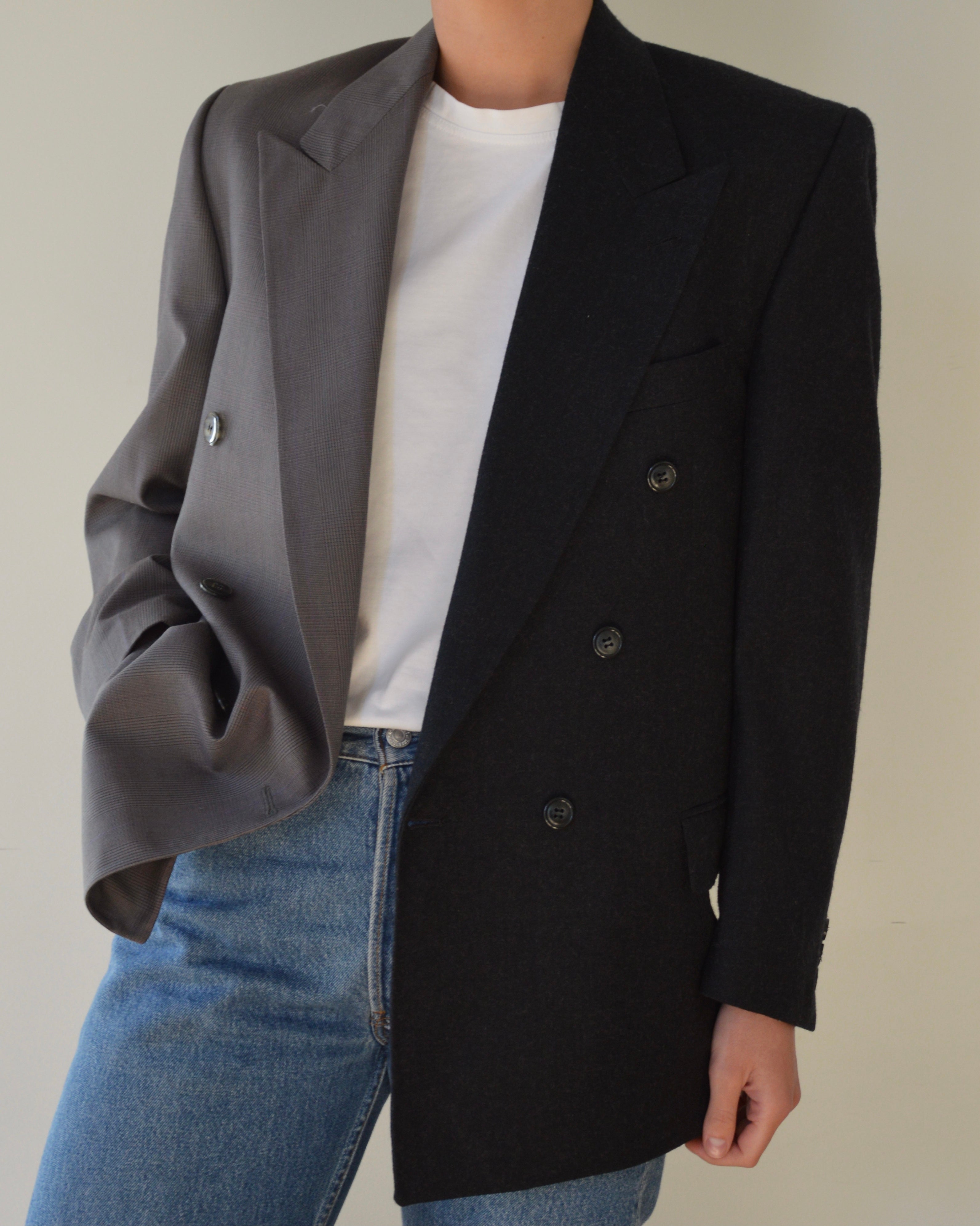 DUO Blazer - Light half on YSL gray (XS/M) *oposite than pictures