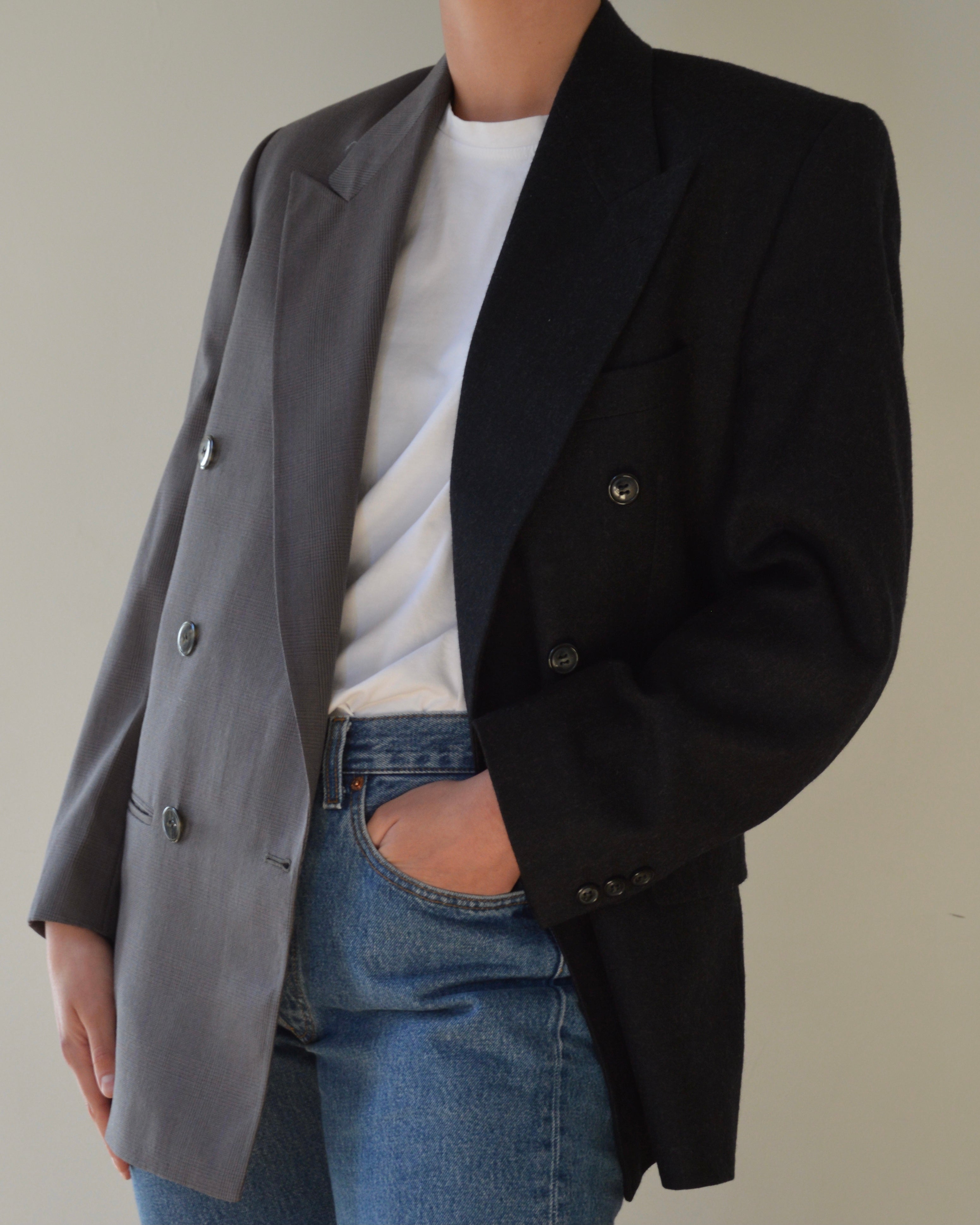 DUO Blazer - Light half on YSL gray (XS/M) *oposite than pictures