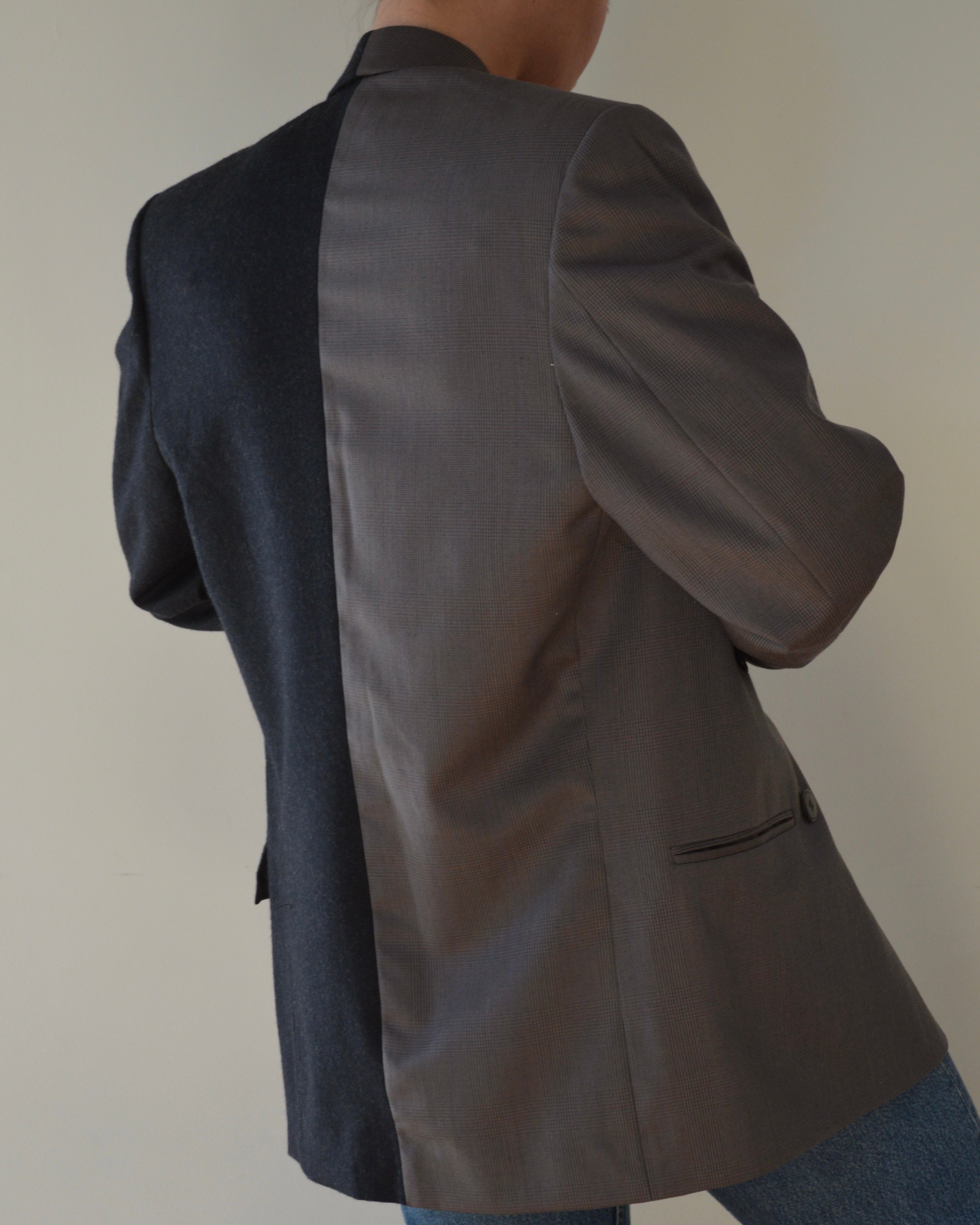 DUO Blazer - Light half on YSL gray (XS/M) *oposite than pictures