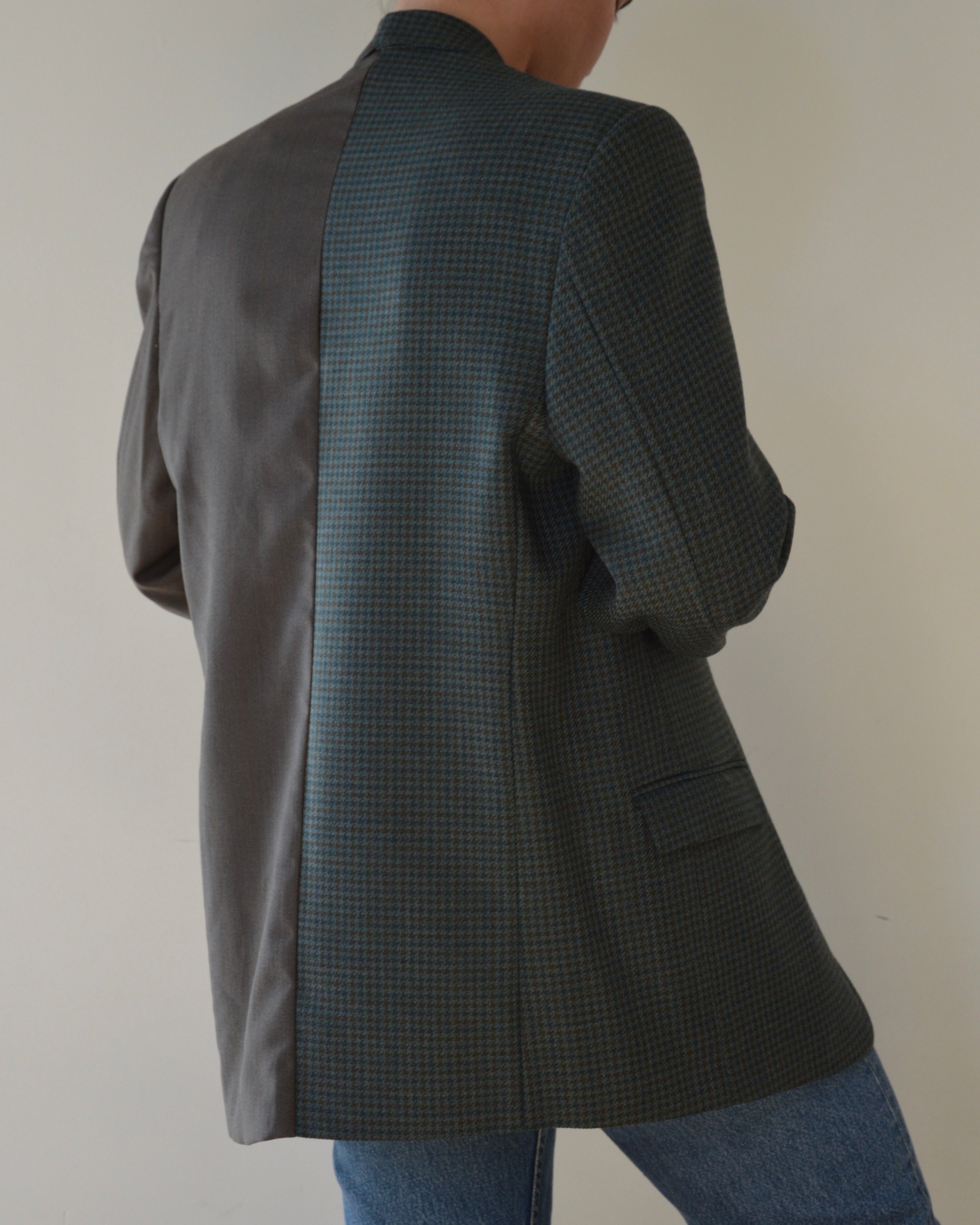 DUO Blazer - brown on blue (S/M)