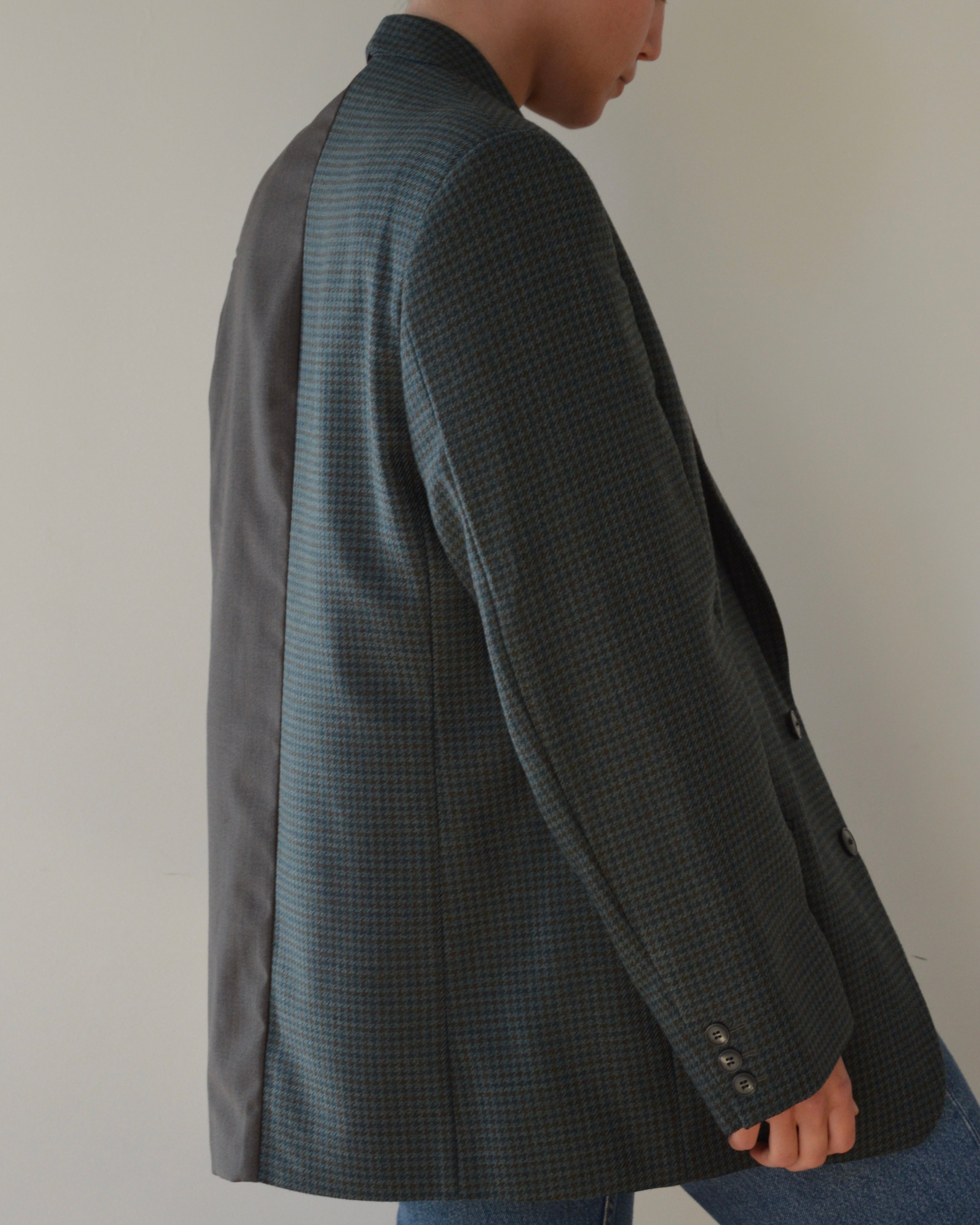 DUO Blazer - brown on blue (S/M)