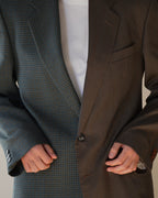 DUO Blazer - brown on blue (S/M)
