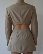 Vegan Blaset with trousers - beige (XS/S)