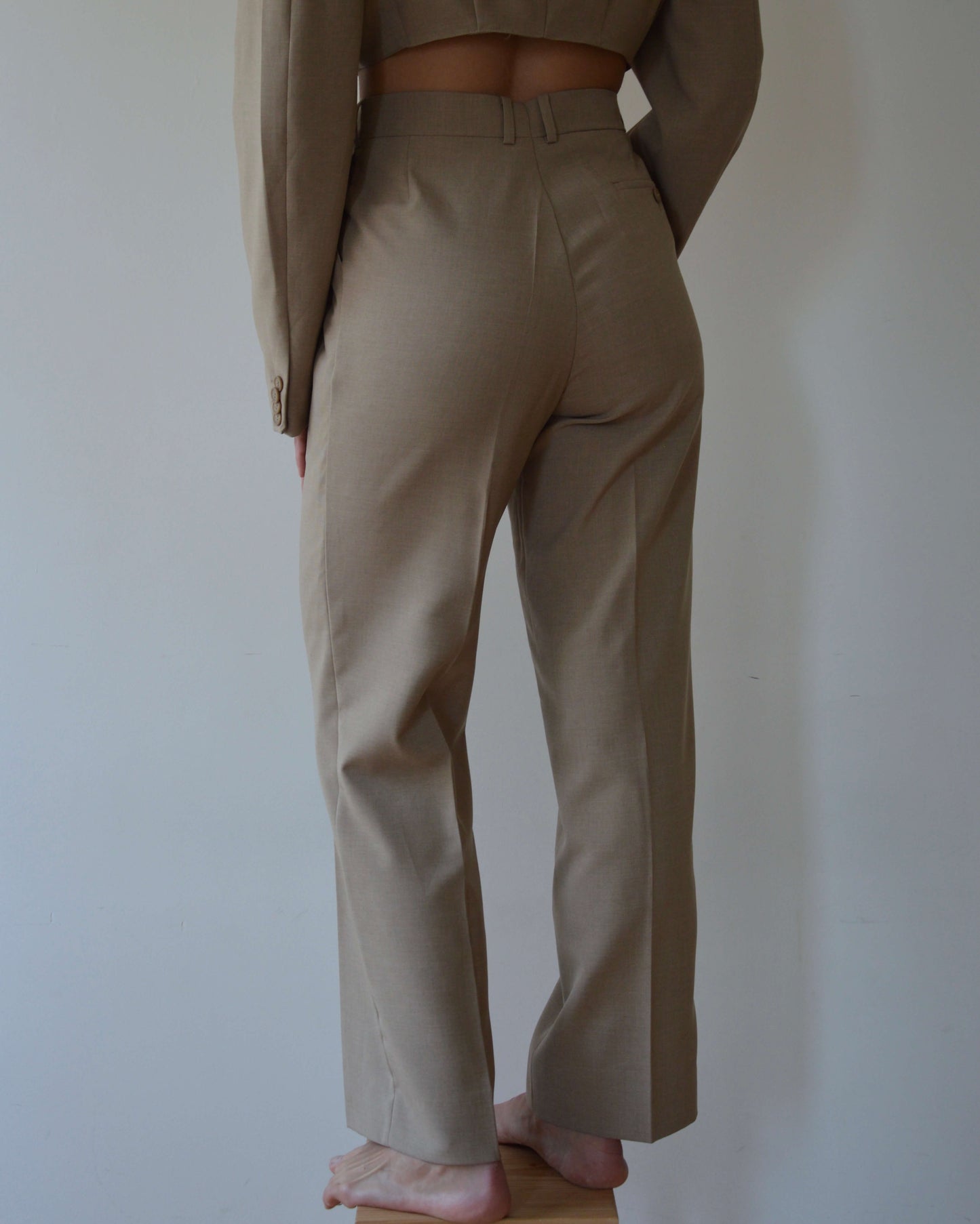 Vegan Blaset with trousers - beige (XS/S)