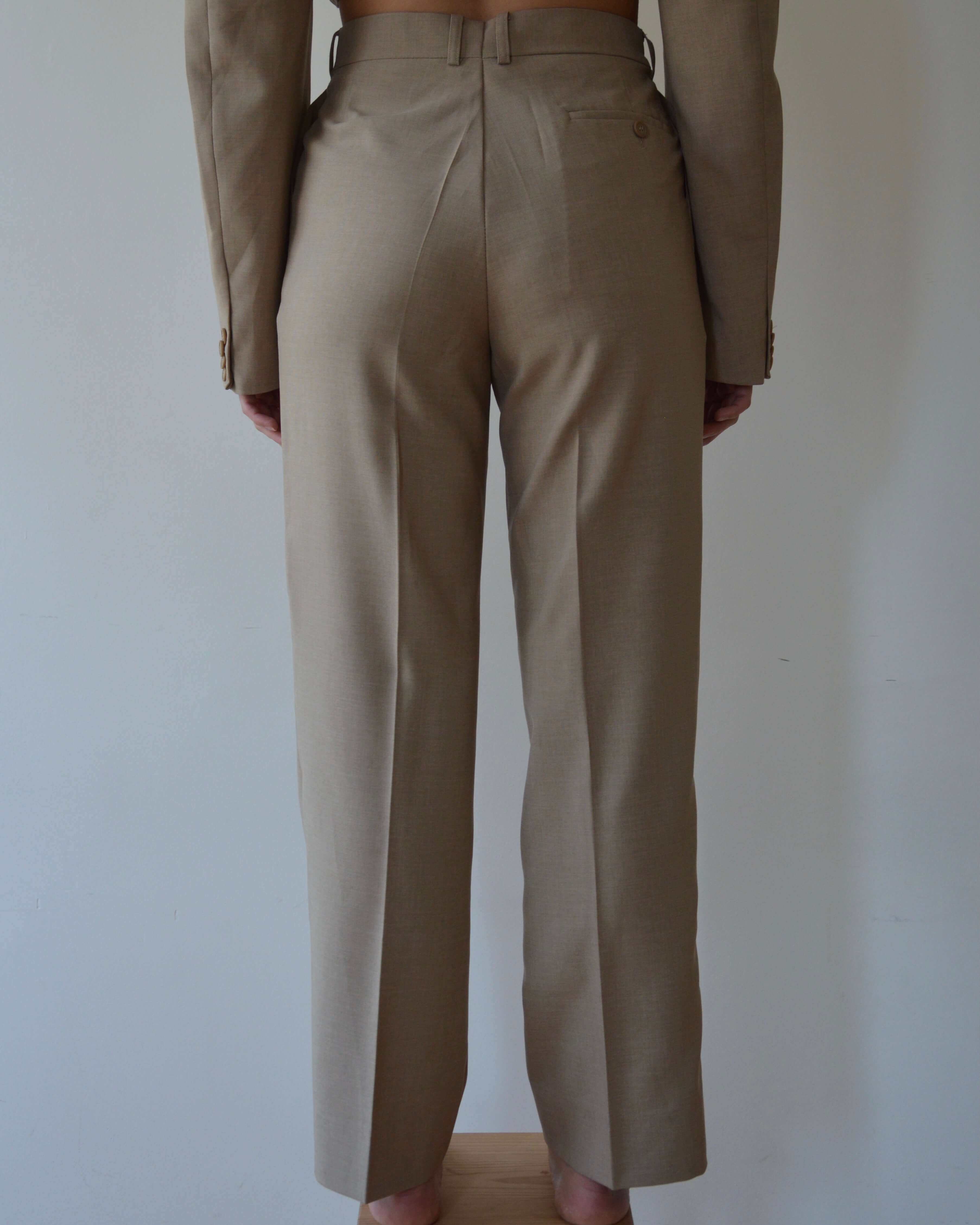 Vegan Blaset with trousers - beige (XS/S)