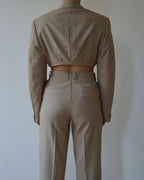 Vegan Blaset with trousers - beige (XS/S)