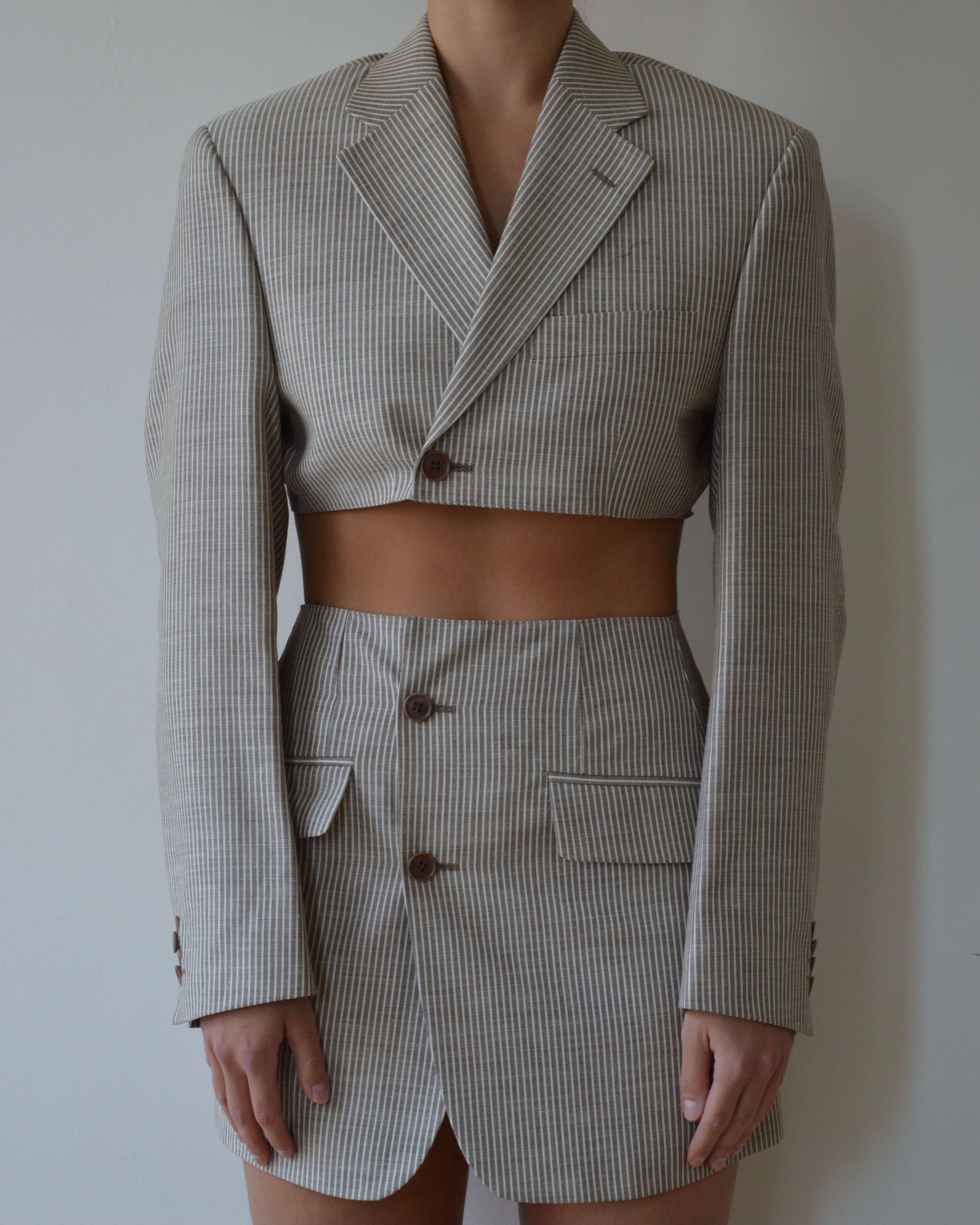 Blaset - lin rayé (XS/S)