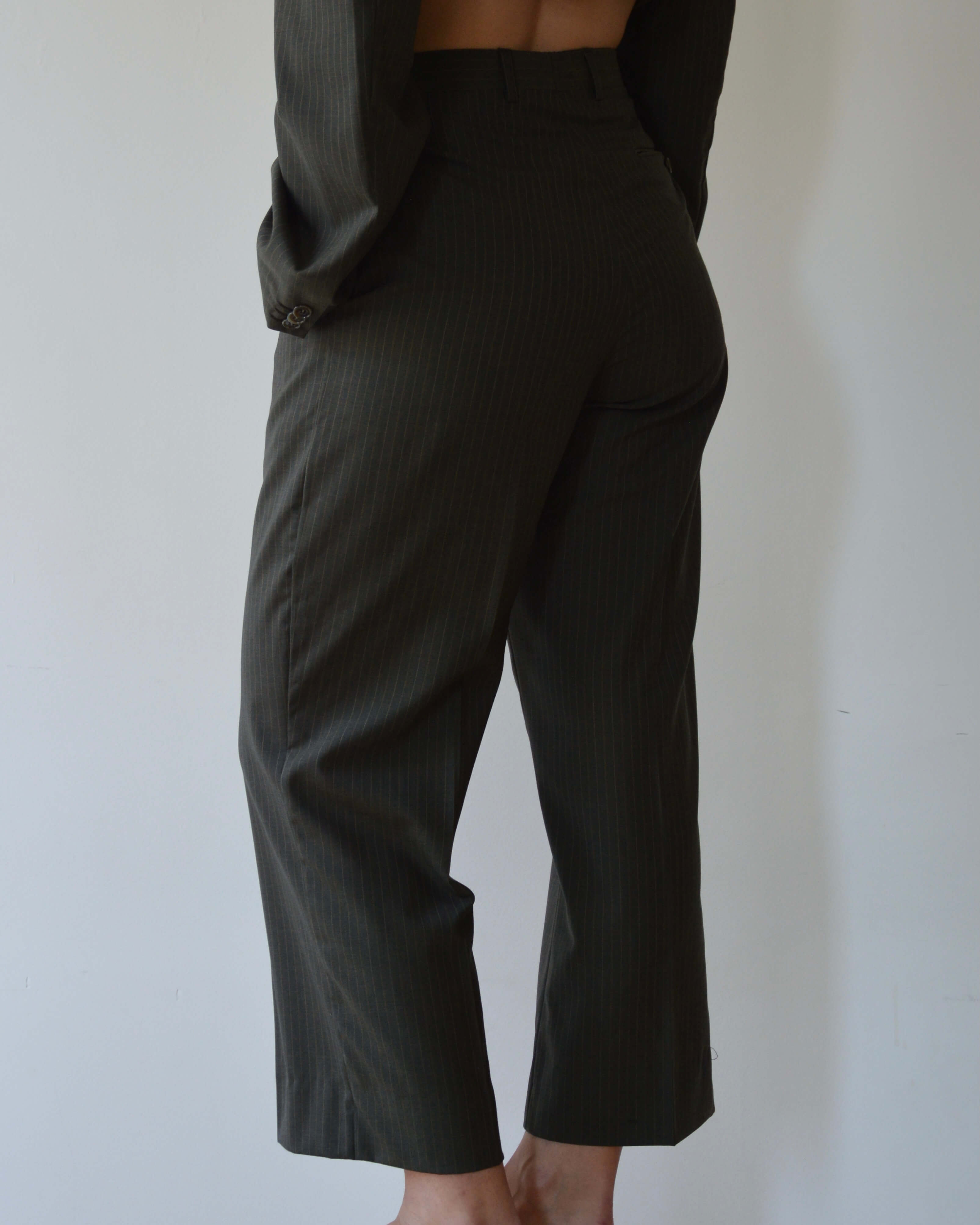 Ensemble veste et pantalon - vert foncé (XS/S)