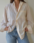 DUO Shirt - breeze yellow on stripes (S/L)